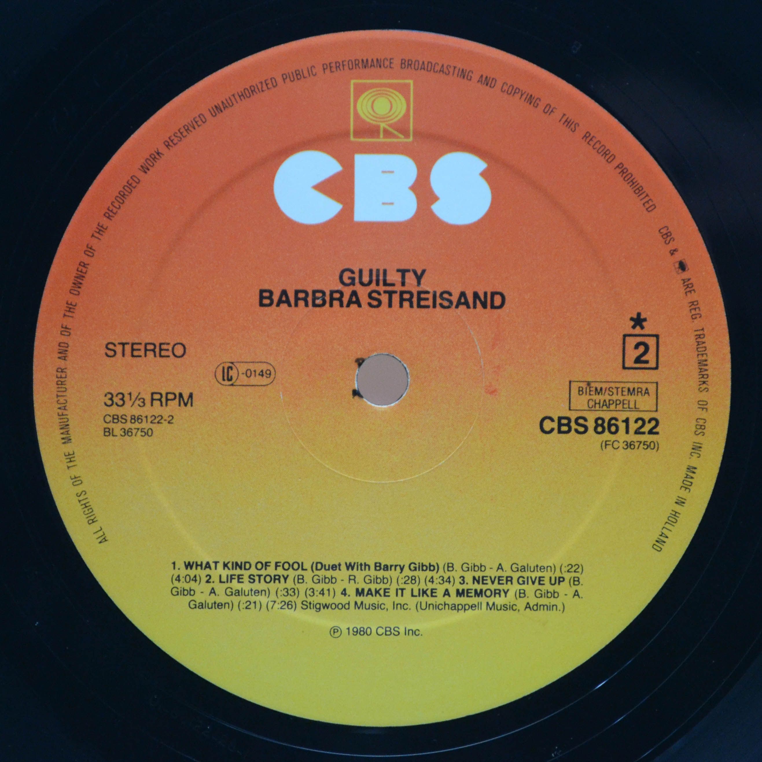 Streisand — Guilty, 1980