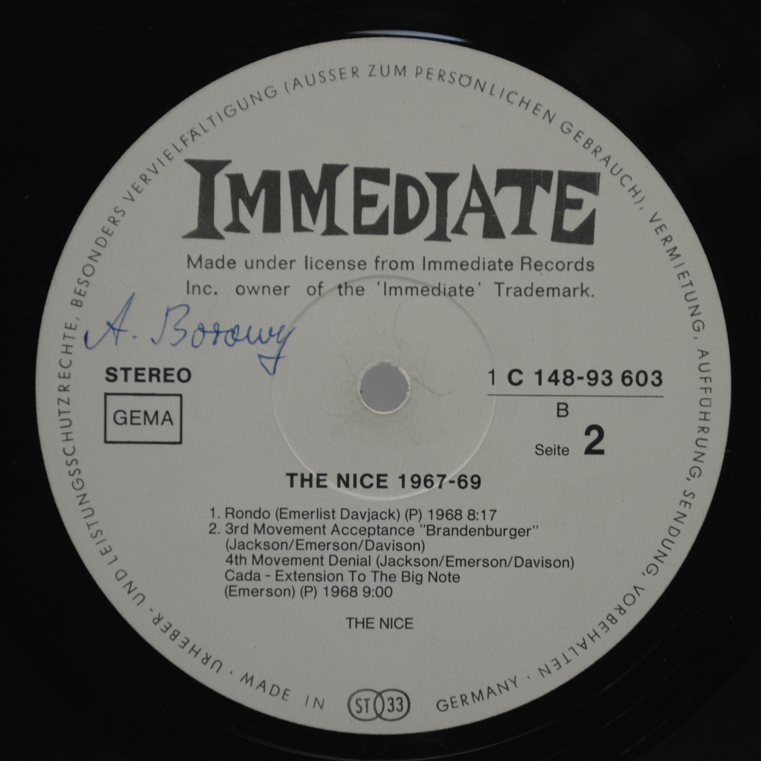 Nice — 1967-69 (2LP), 1972