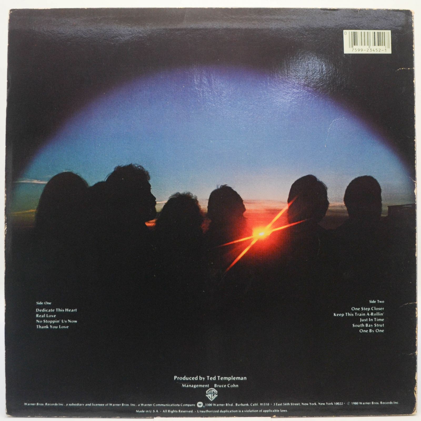 Виниловая пластинка Doobie Brothers — One Step Closer (USA), 1980