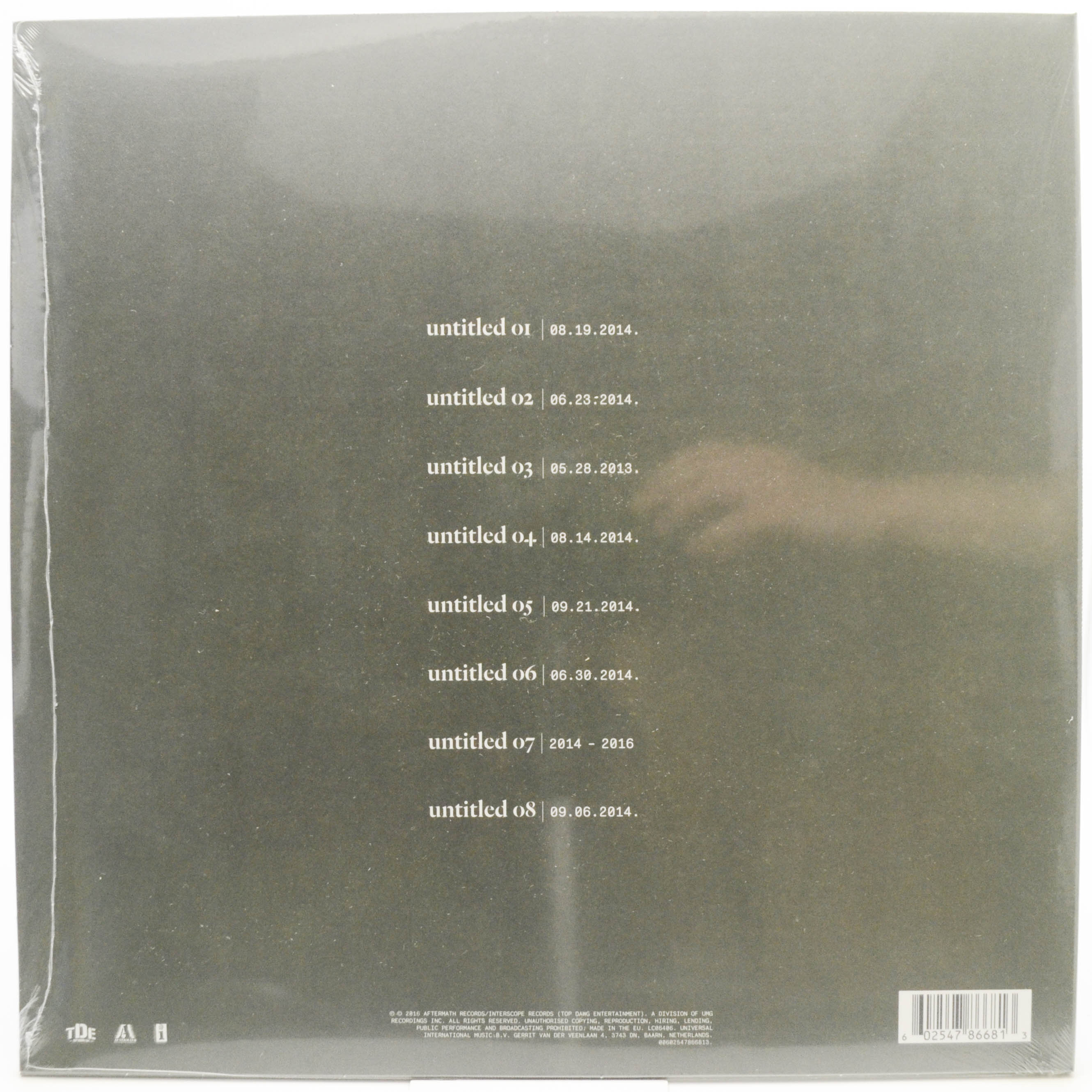 Виниловая пластинка Kendrick Lamar — Untitled Unmastered., 2016