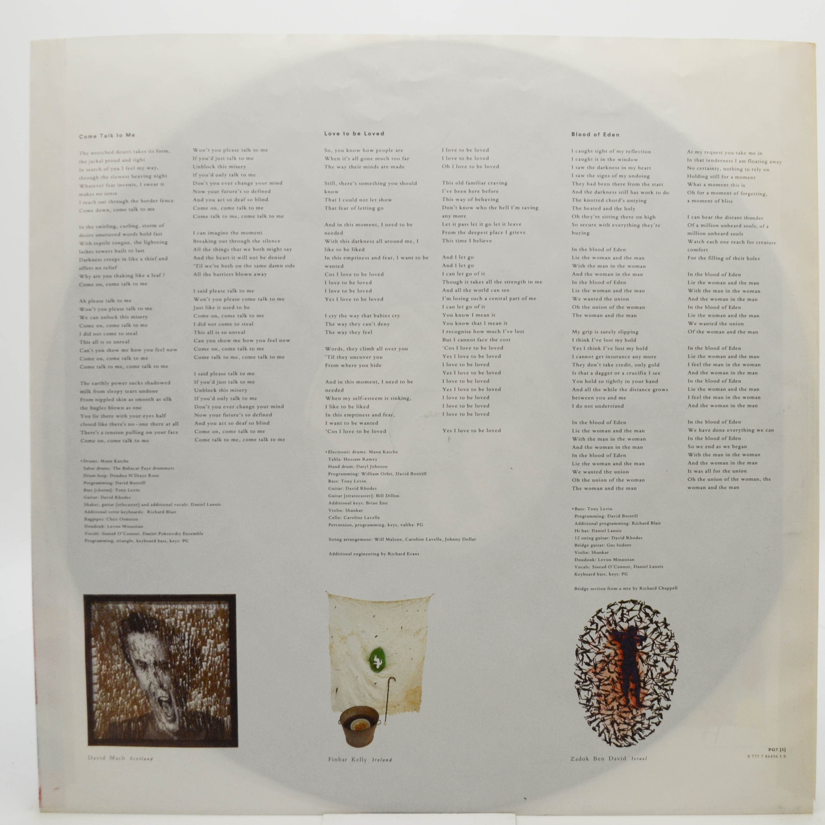 Peter Gabriel — Us (2LP), 1992