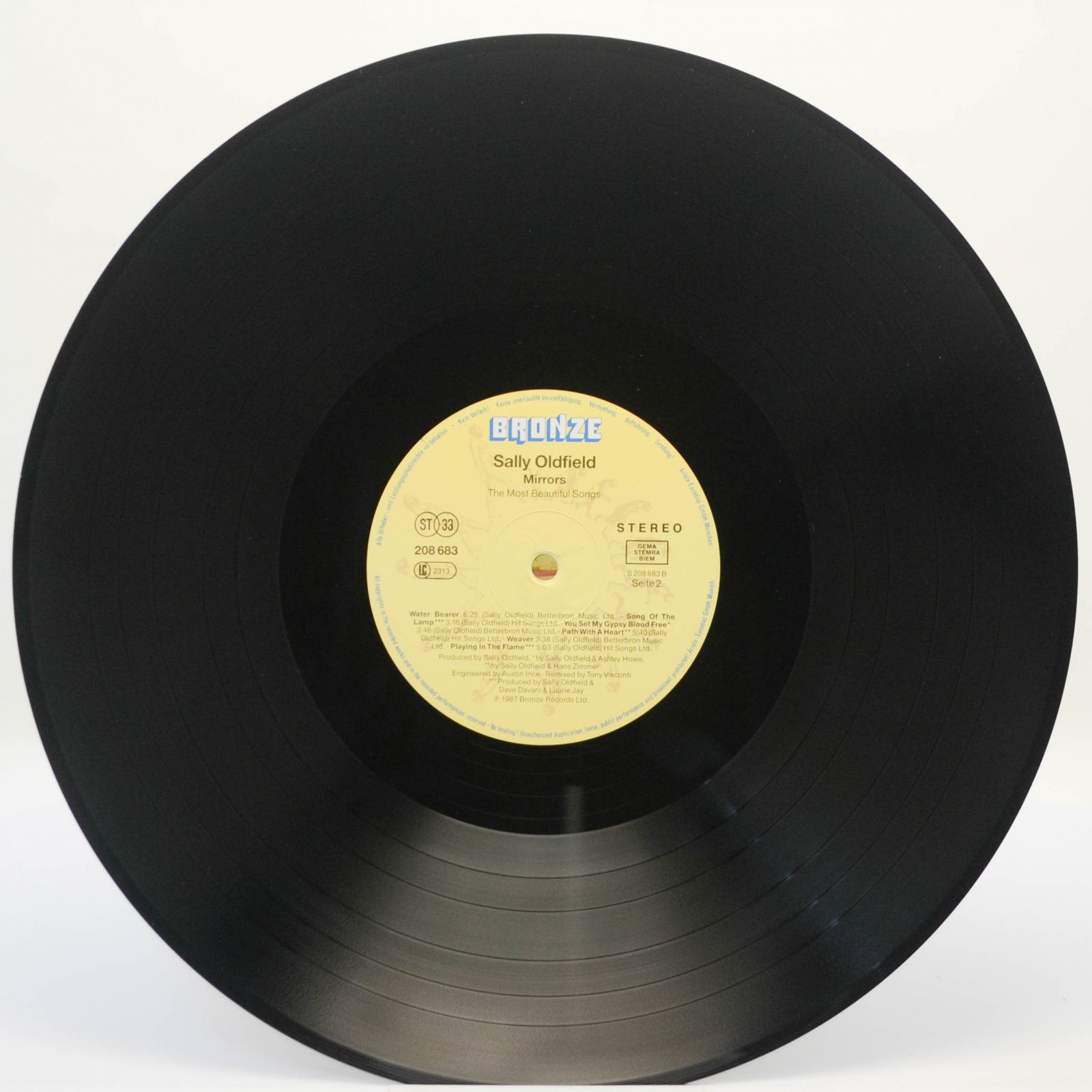 Виниловая пластинка Sally Oldfield — Mirrors - The Most Beautiful Songs, 1987