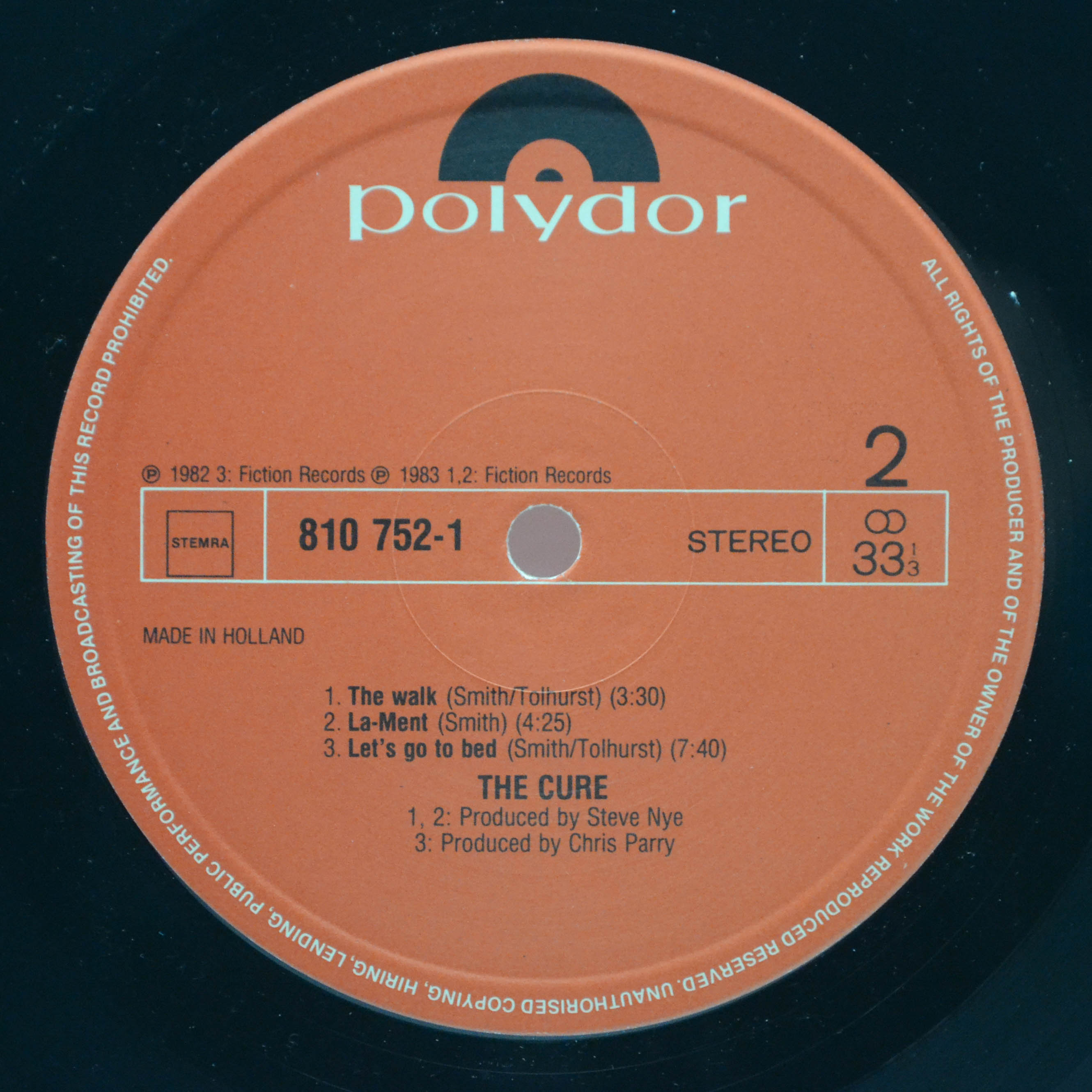 Cure — The Walk, 1983