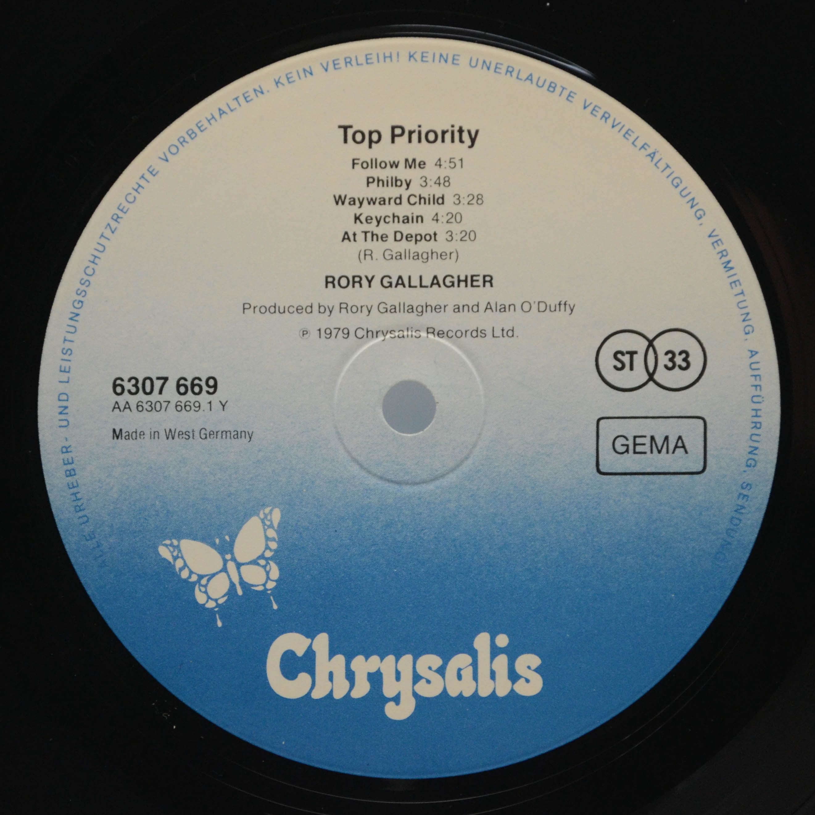 Rory Gallagher — Top Priority, 1979