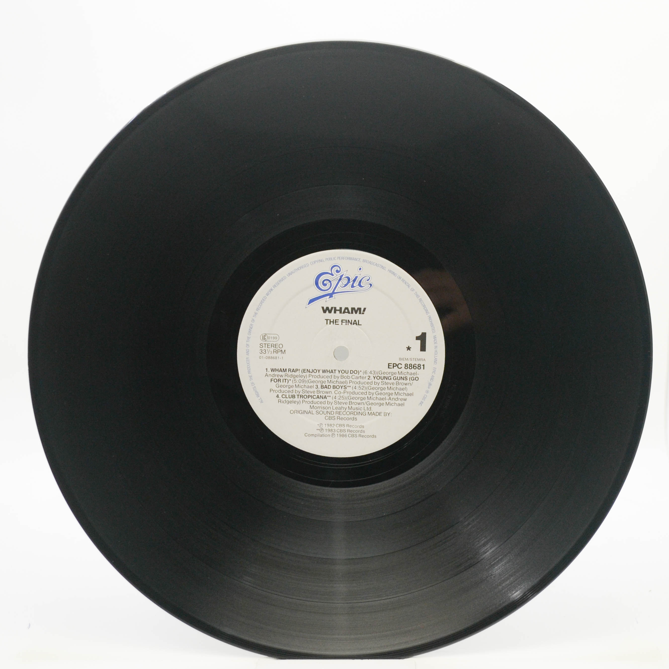 Виниловая пластинка Wham! — The Final (2LP), 1986