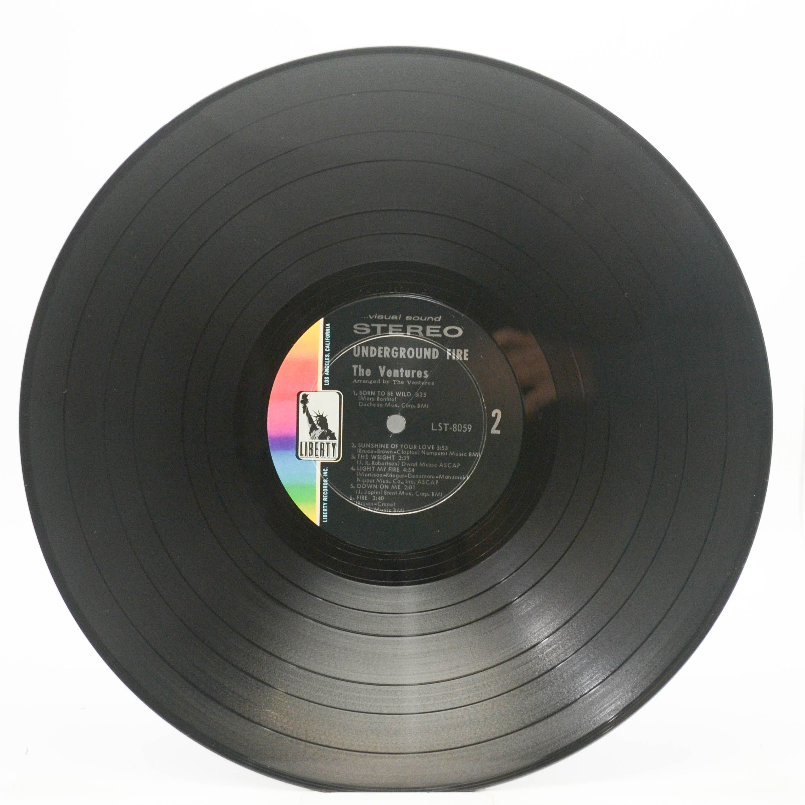 Виниловая пластинка Ventures — Underground Fire (1-st, USA), 1969