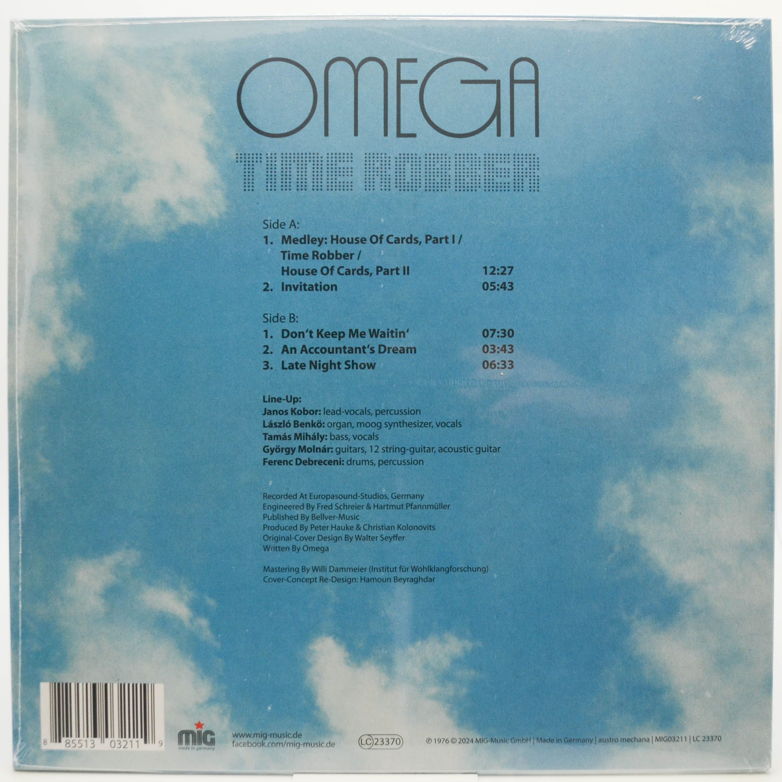 Виниловая пластинка Omega — Time Robber, 1976