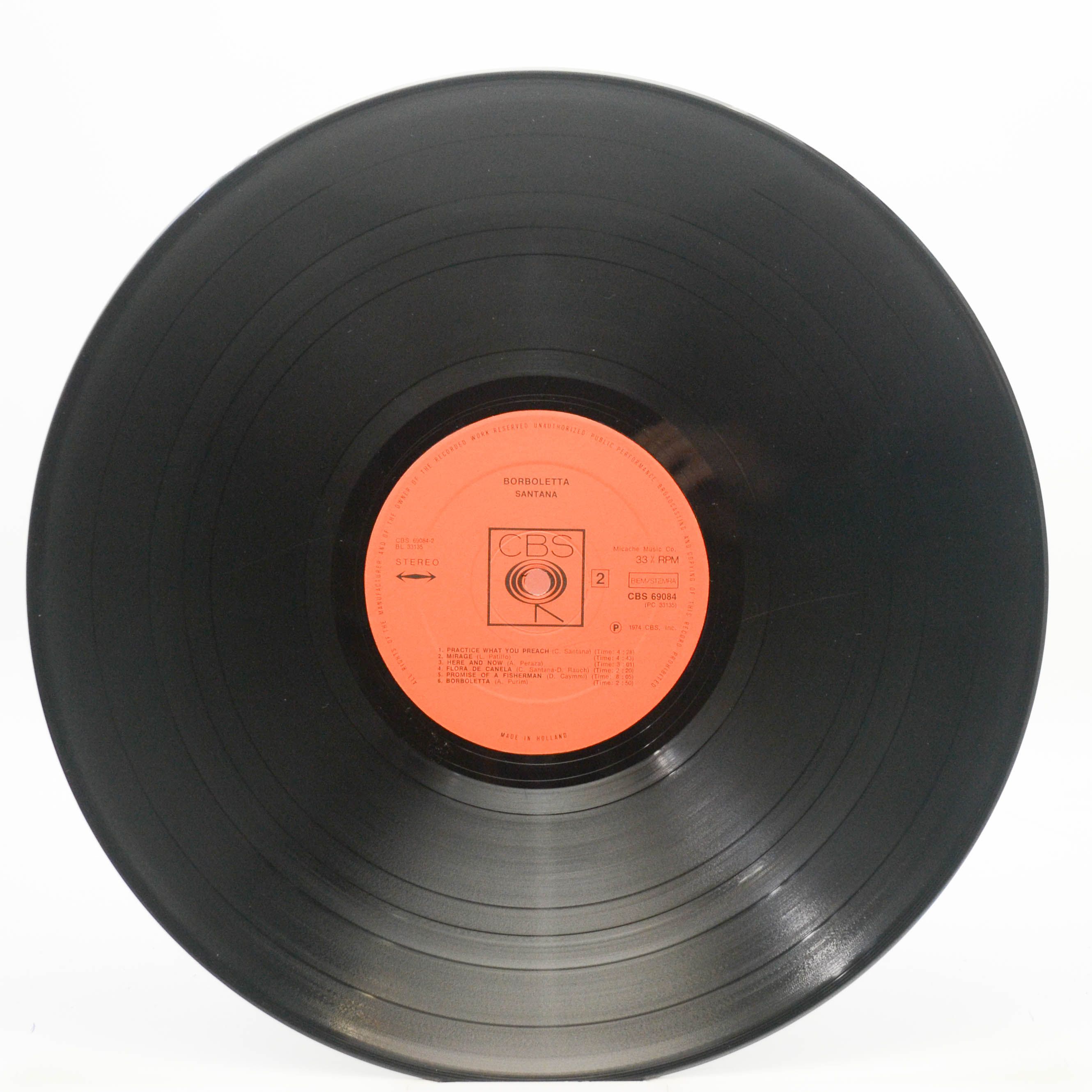 Santana — Borboletta, 1974