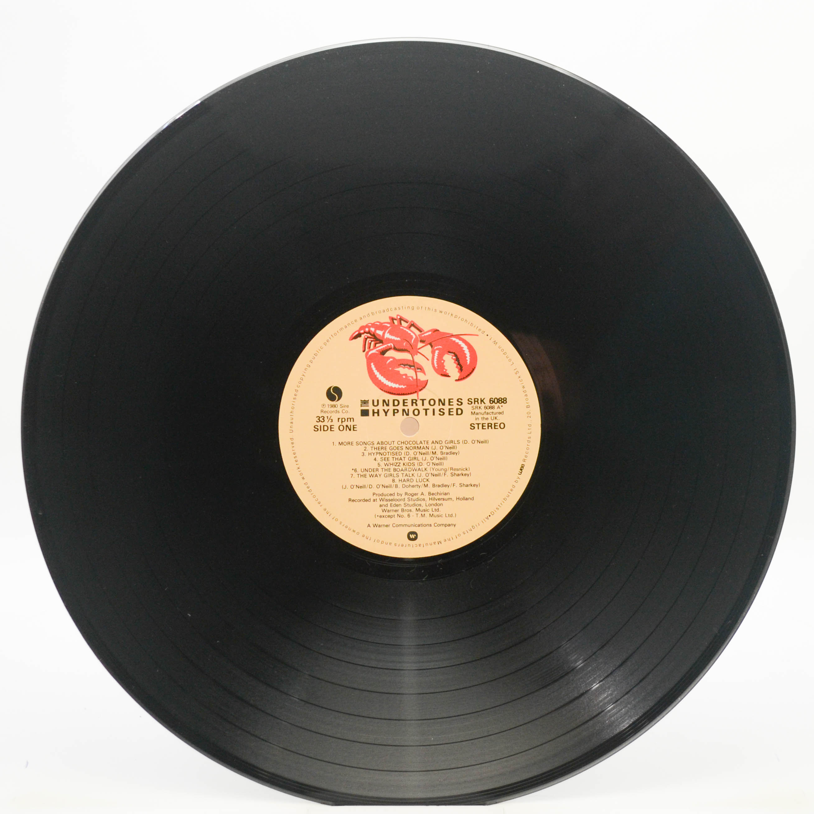 Виниловая пластинка Undertones — Hypnotised (1-st, UK), 1980