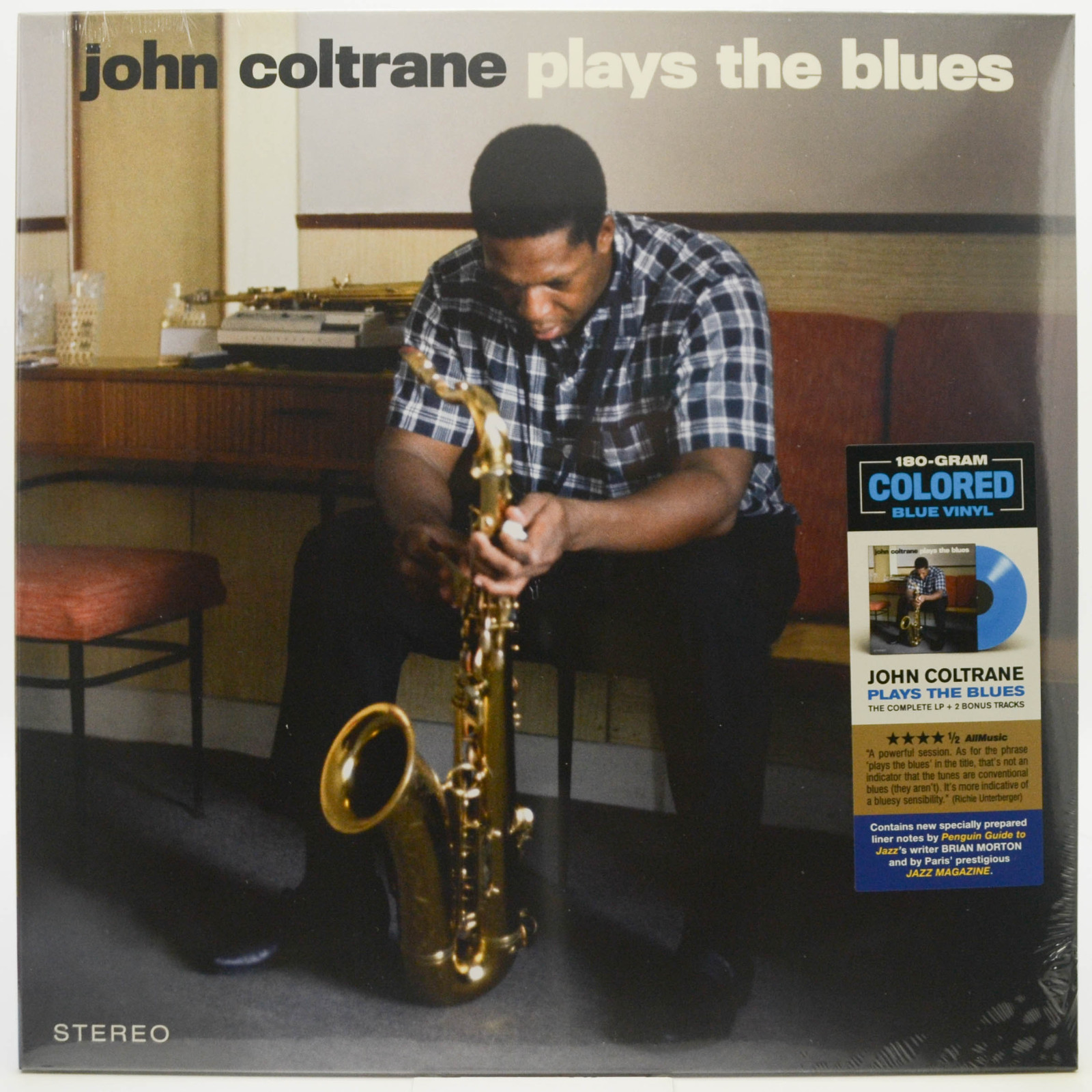 Виниловая пластинка John Coltrane — John Coltrane Plays The Blues, 1962