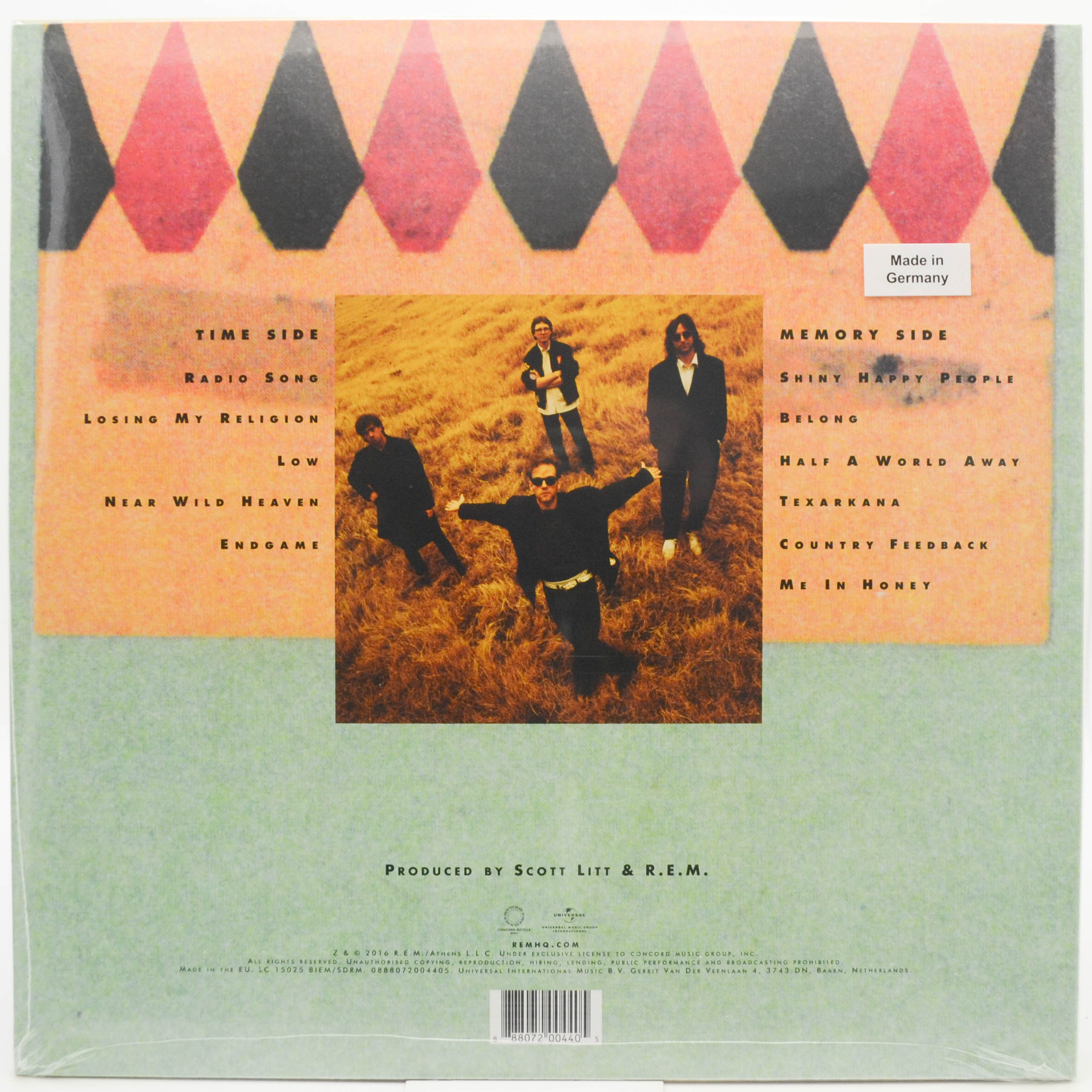Виниловая пластинка R.E.M. — Out Of Time, 1991