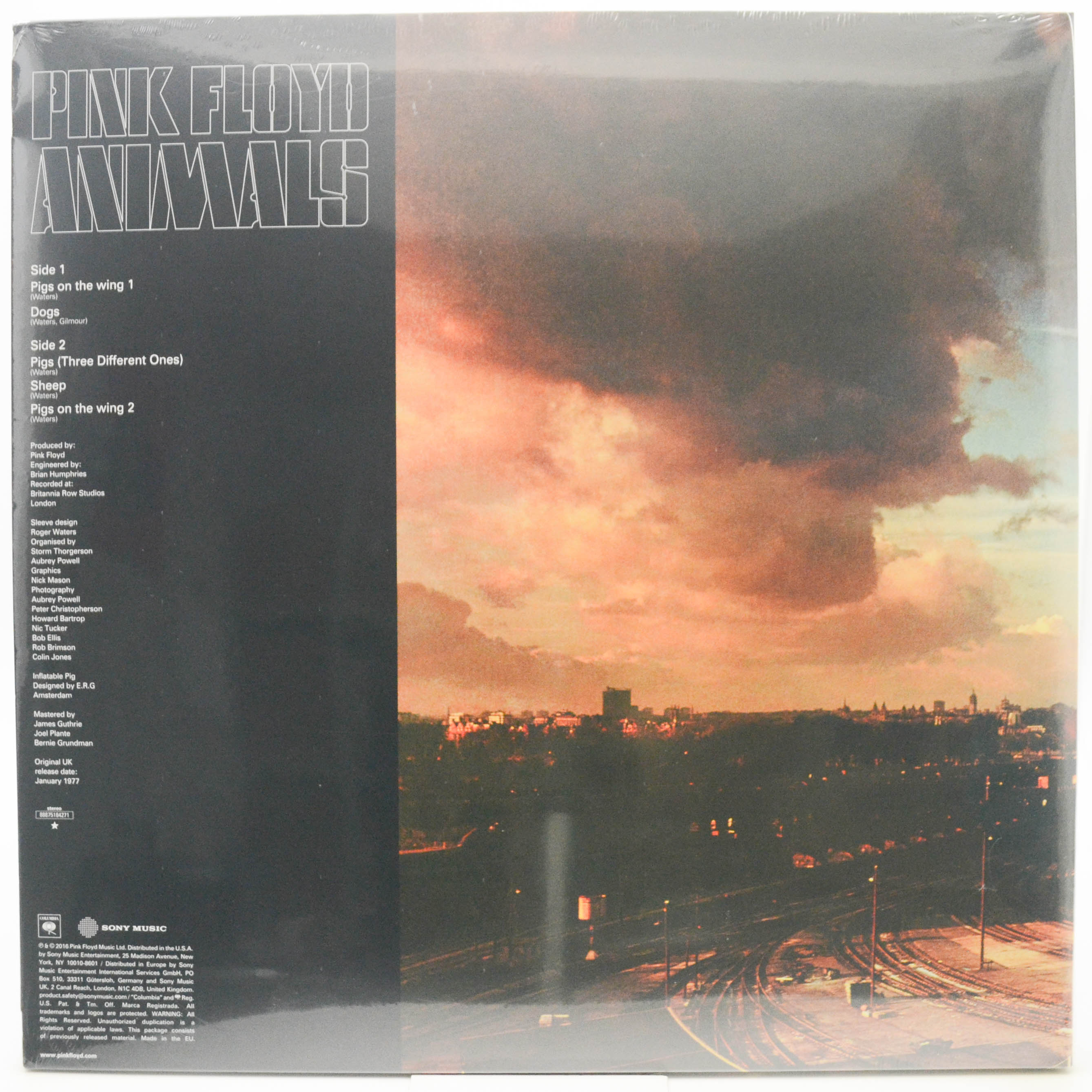 Виниловая пластинка Pink Floyd — Animals, 1977