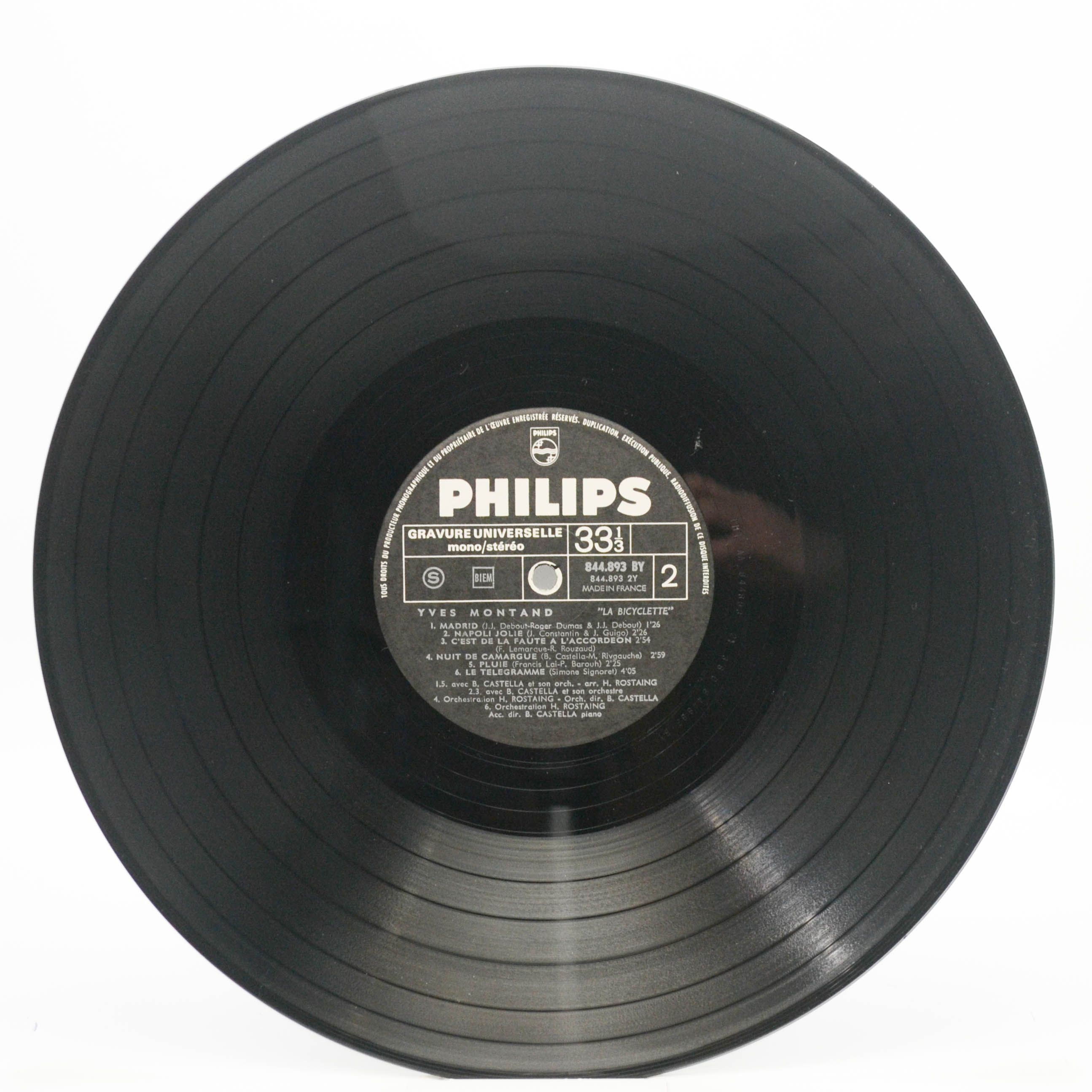 Yves Montand — La Bicyclette (1-st, France), 1968