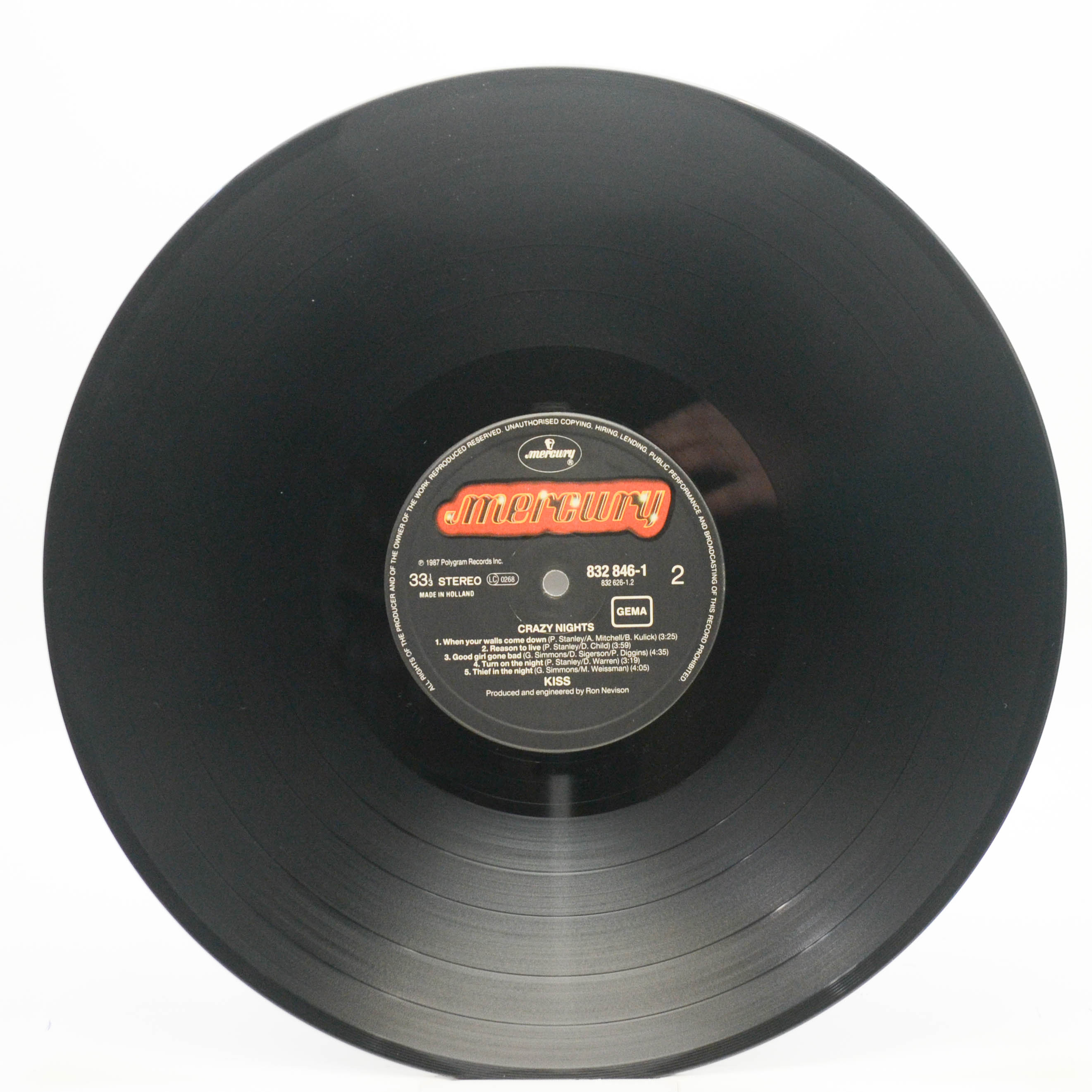 Kiss — Crazy Nights, 1987