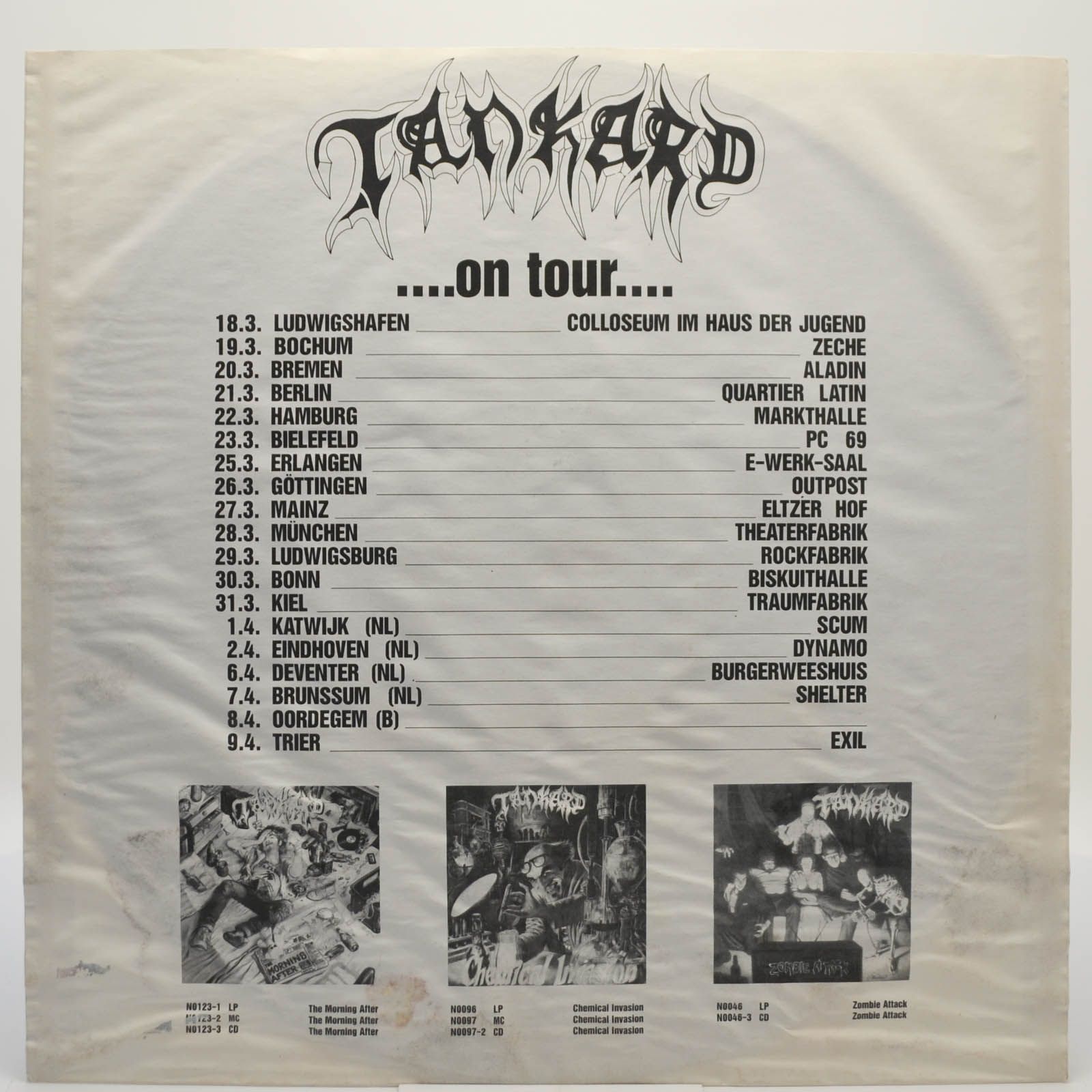 Tankard — Alien, 1989