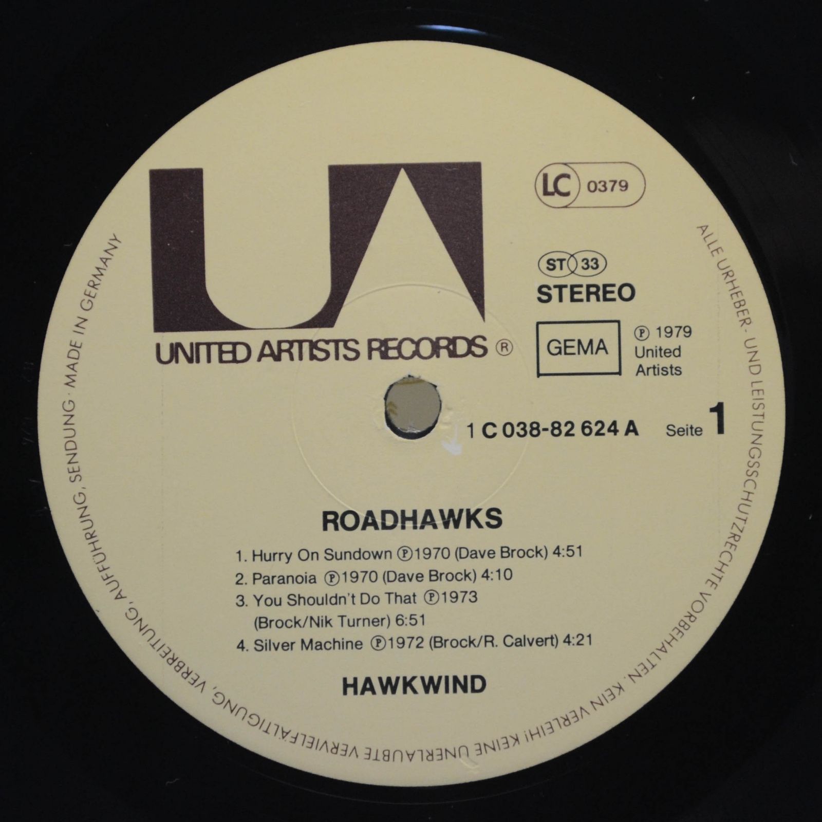 Виниловая пластинка Hawkwind — Roadhawks, 1975