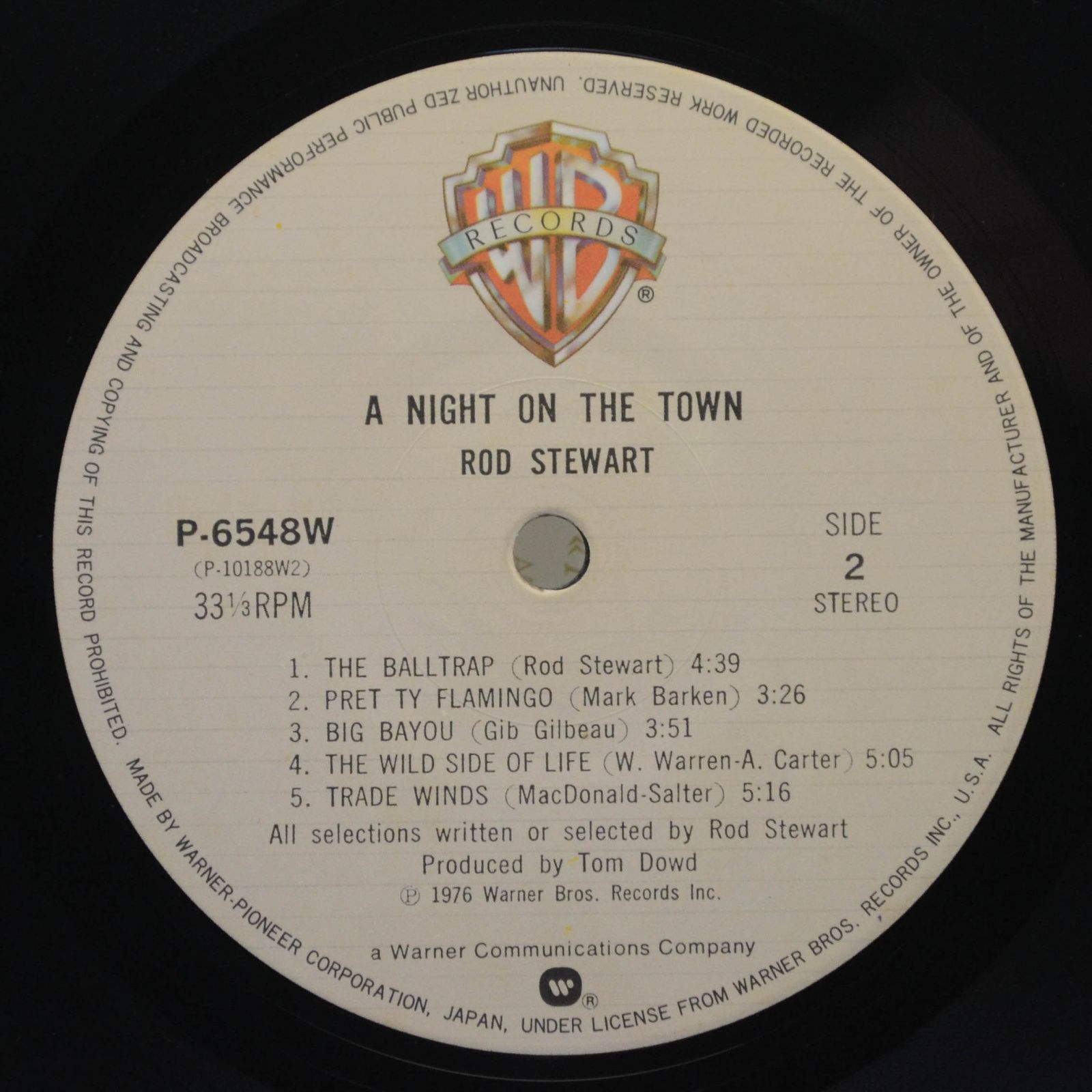 Rod Stewart — A Night On The Town, 1976