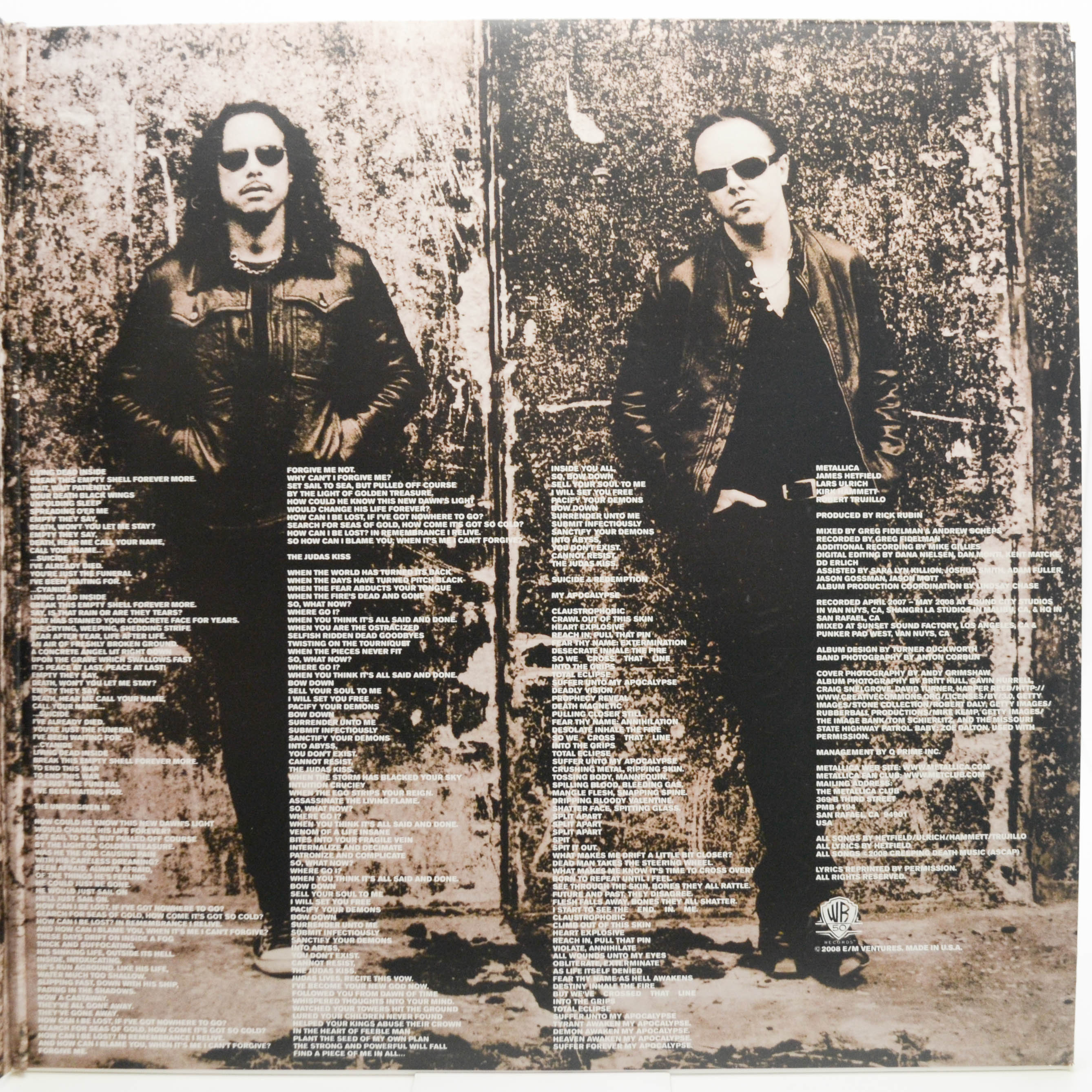 Metallica — Death Magnetic (2LP, 1-st, USA), 2008