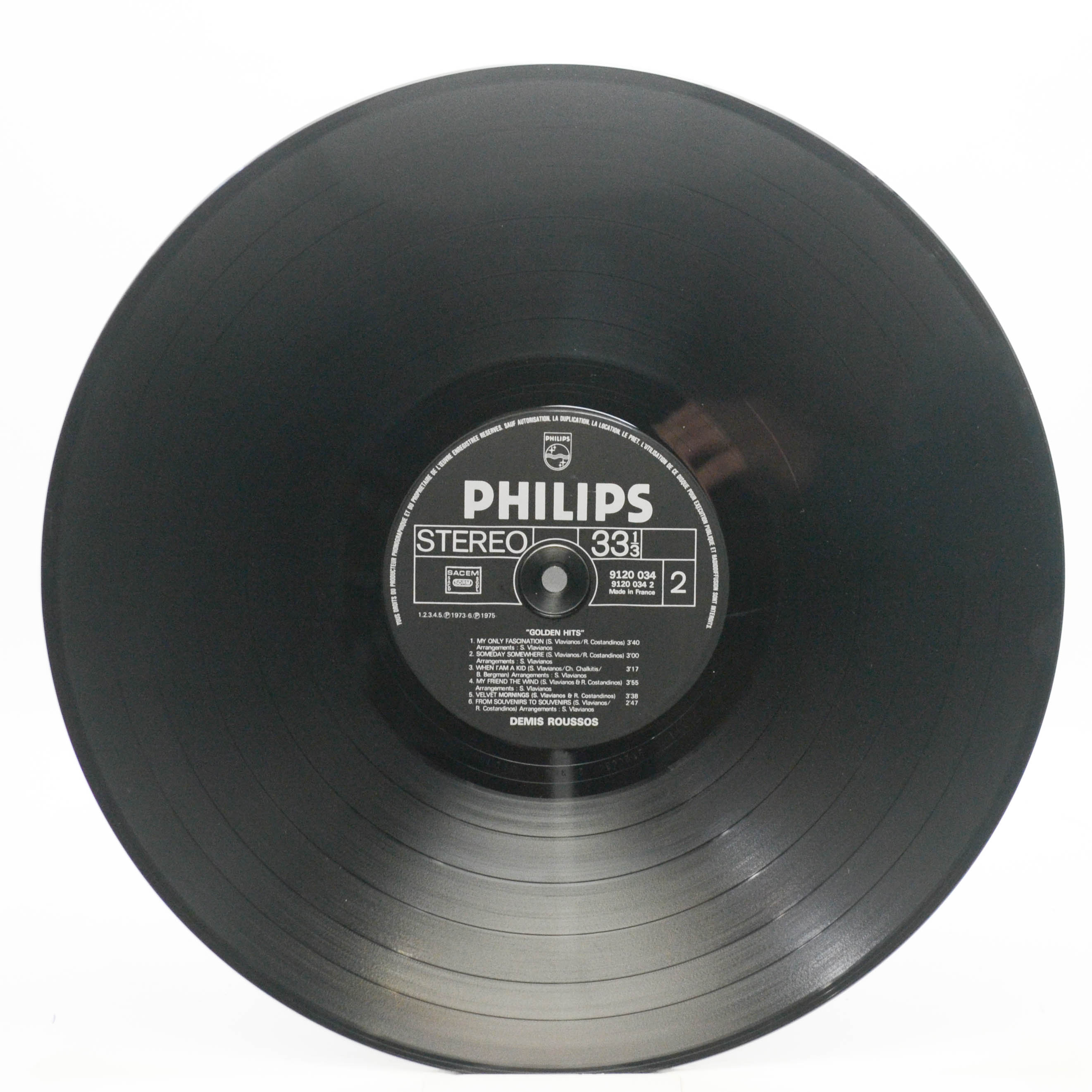 Demis Roussos — Golden Hits (France), 1975