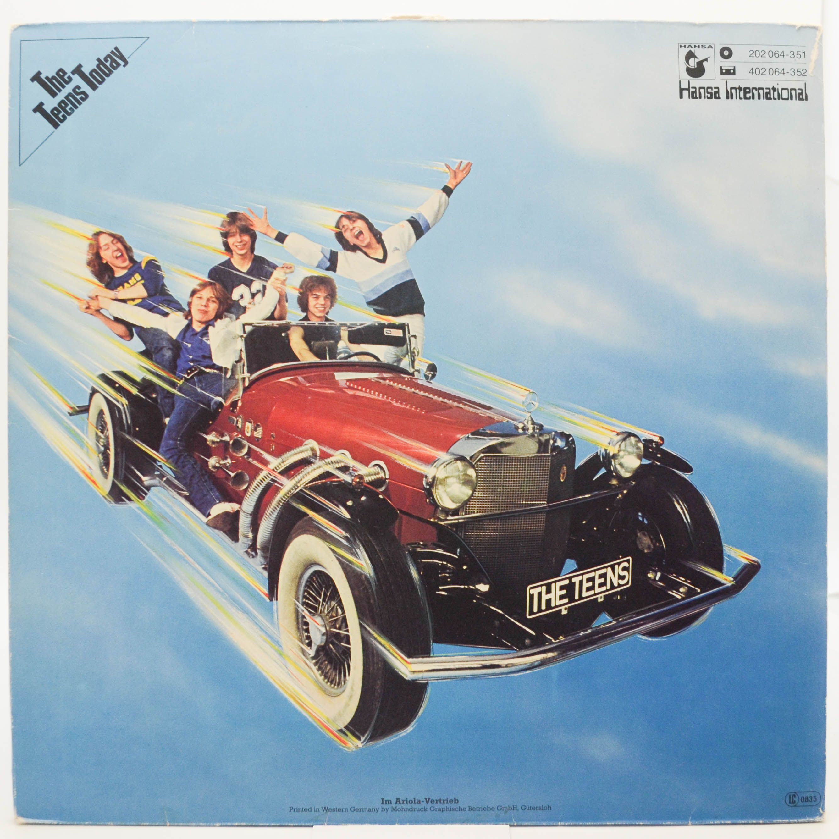 Виниловая пластинка Teens — The Teens Today, 1980