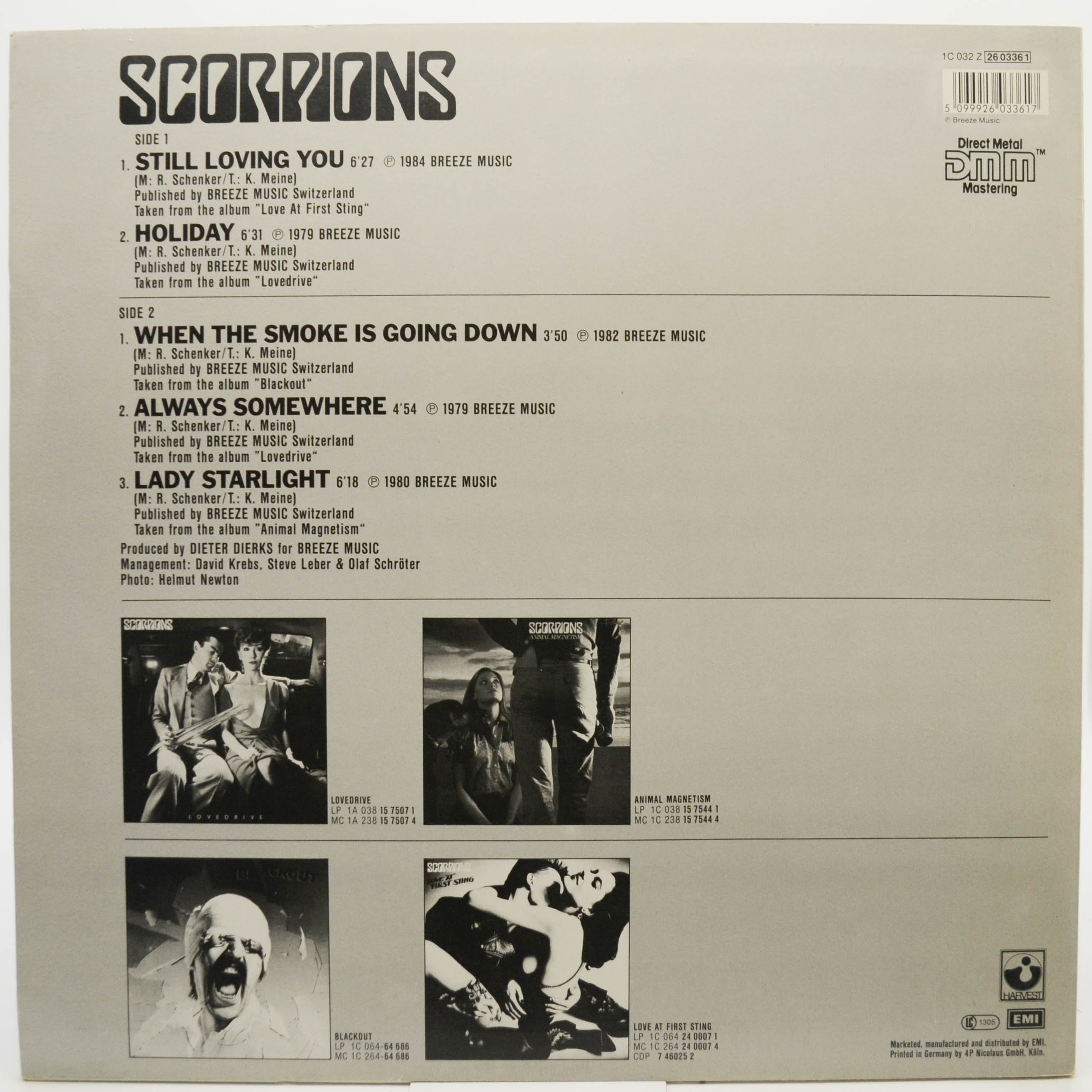 Виниловая пластинка Scorpions — Gold Ballads, 1984