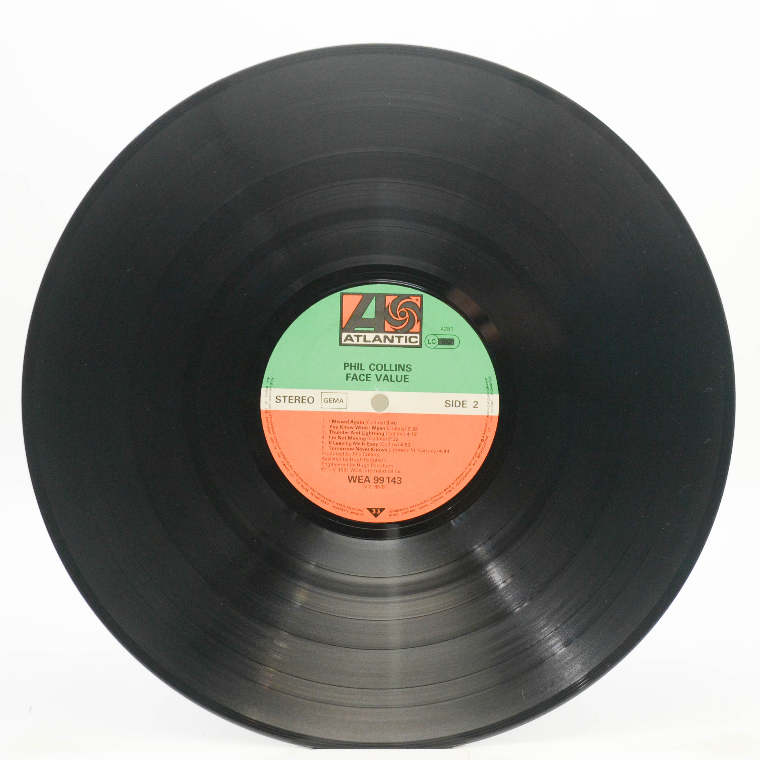 Phil Collins — Face Value, 1981