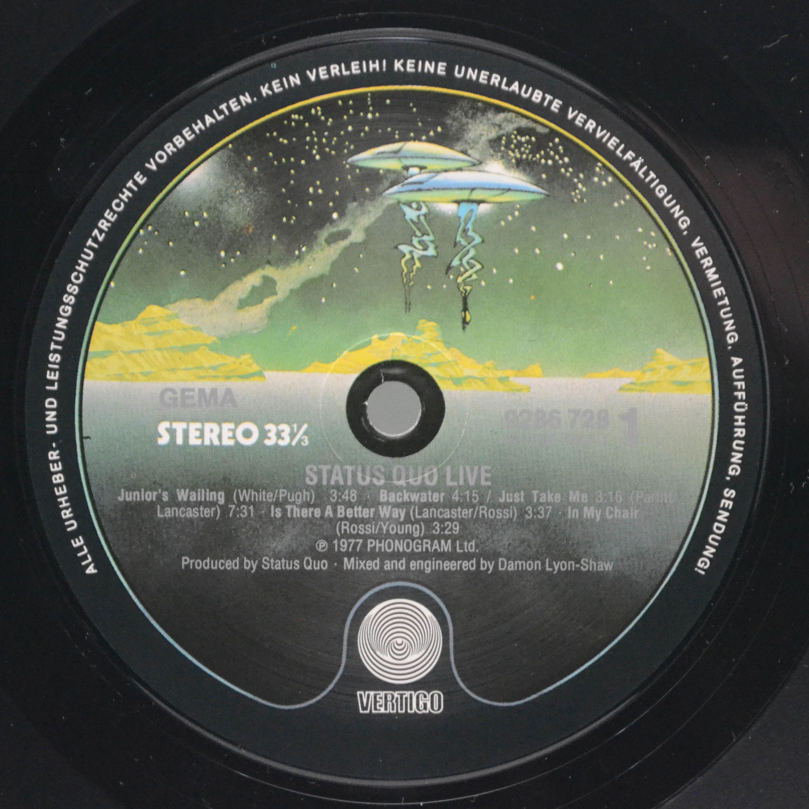 Виниловая пластинка Status Quo — Live! (2LP, poster), 1977