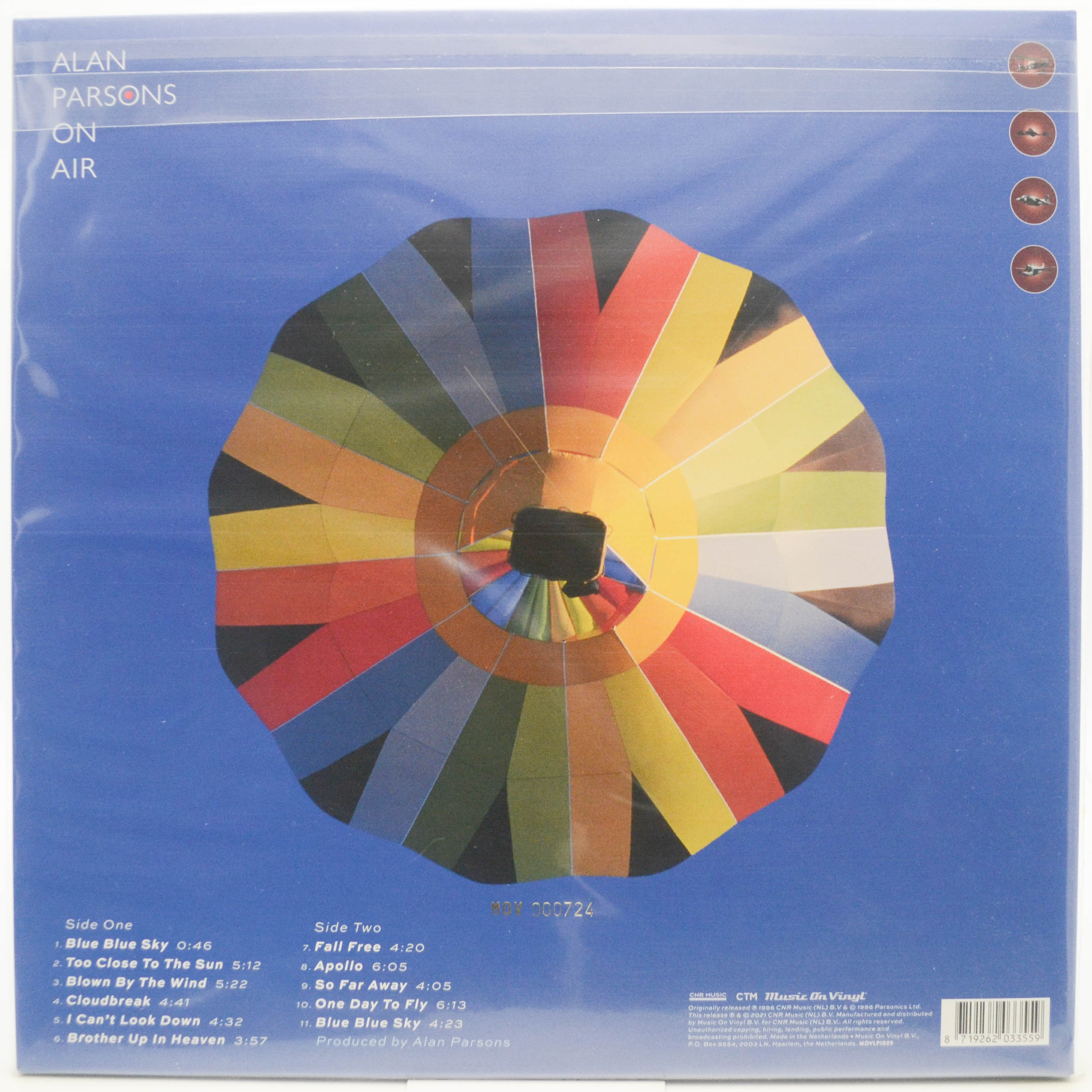 Alan Parsons — On Air, 1996