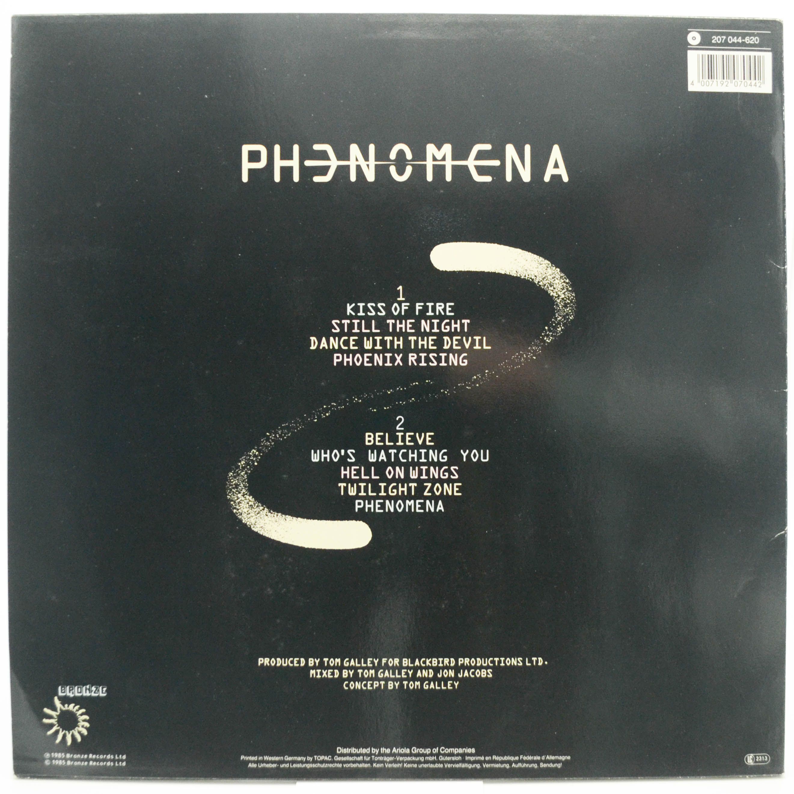 Виниловая пластинка Phenomena — Phenomena (booklet), 1985