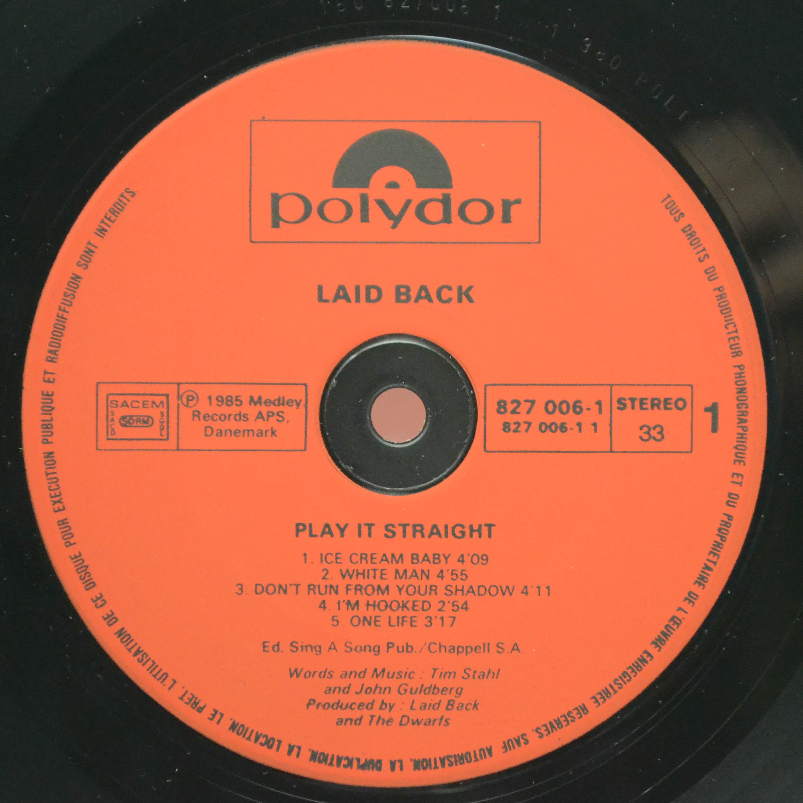 Laid Back — Play It Straight, 1985