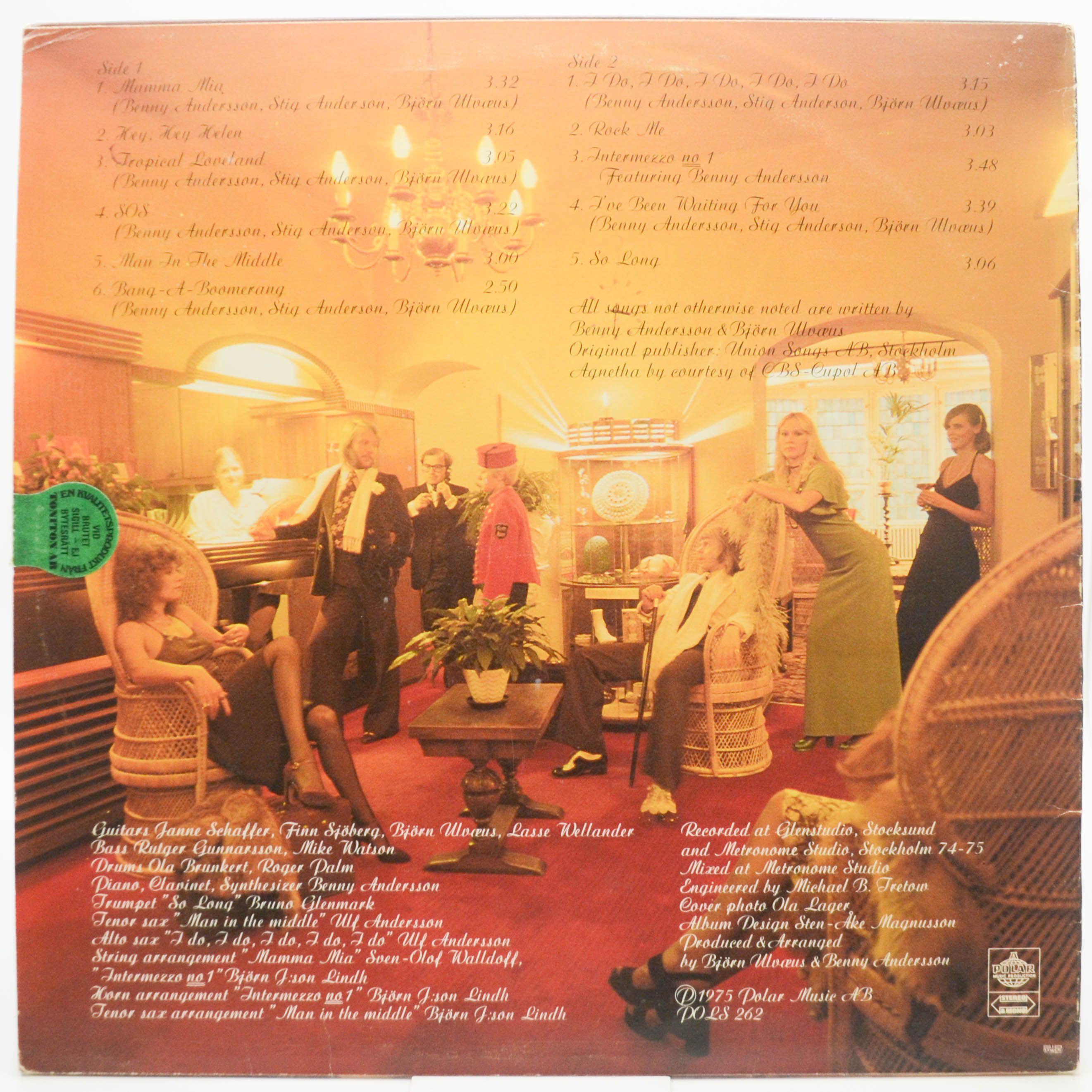 ABBA — ABBA (1-st, Sweden), 1975