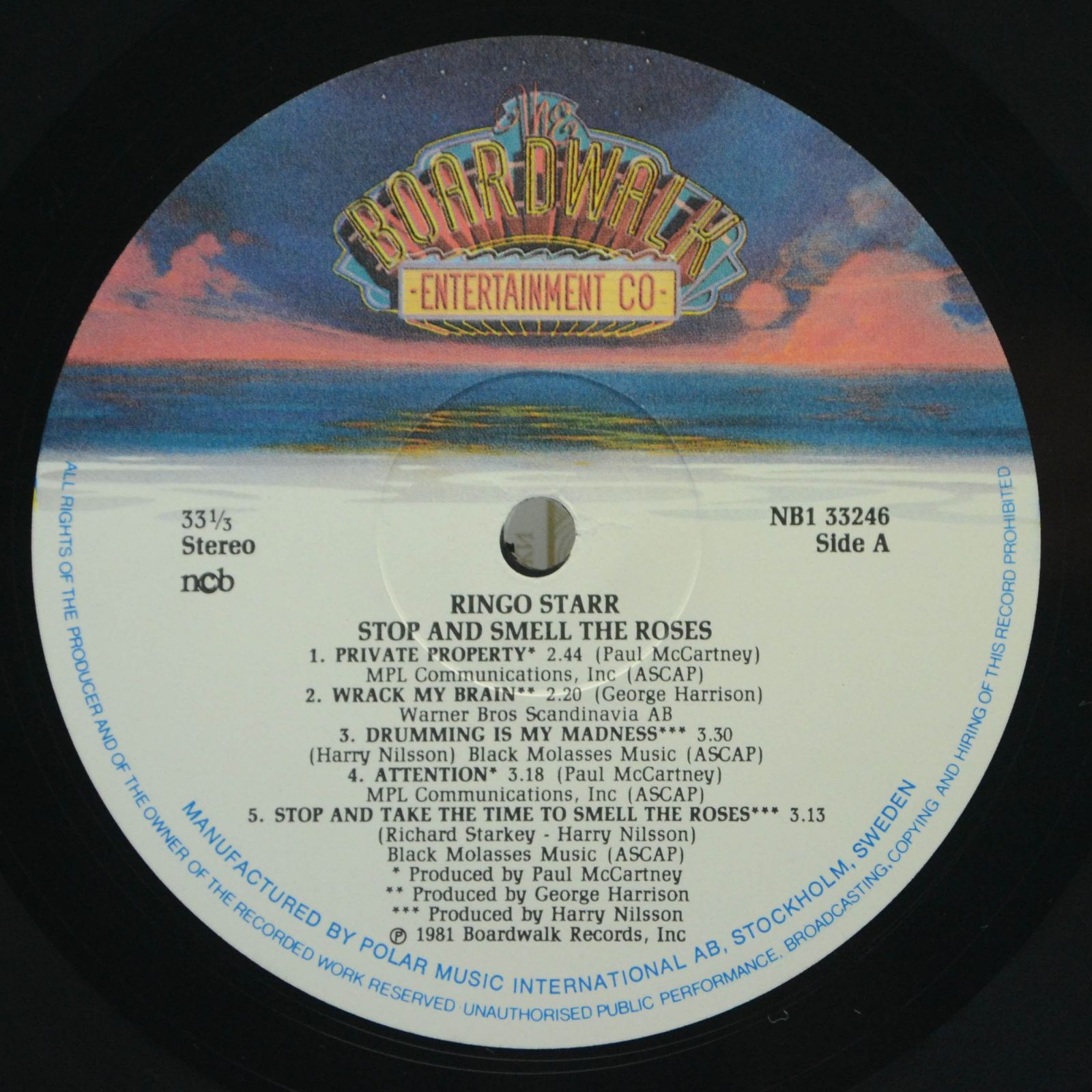 Ringo Starr — Stop And Smell The Roses, 1981