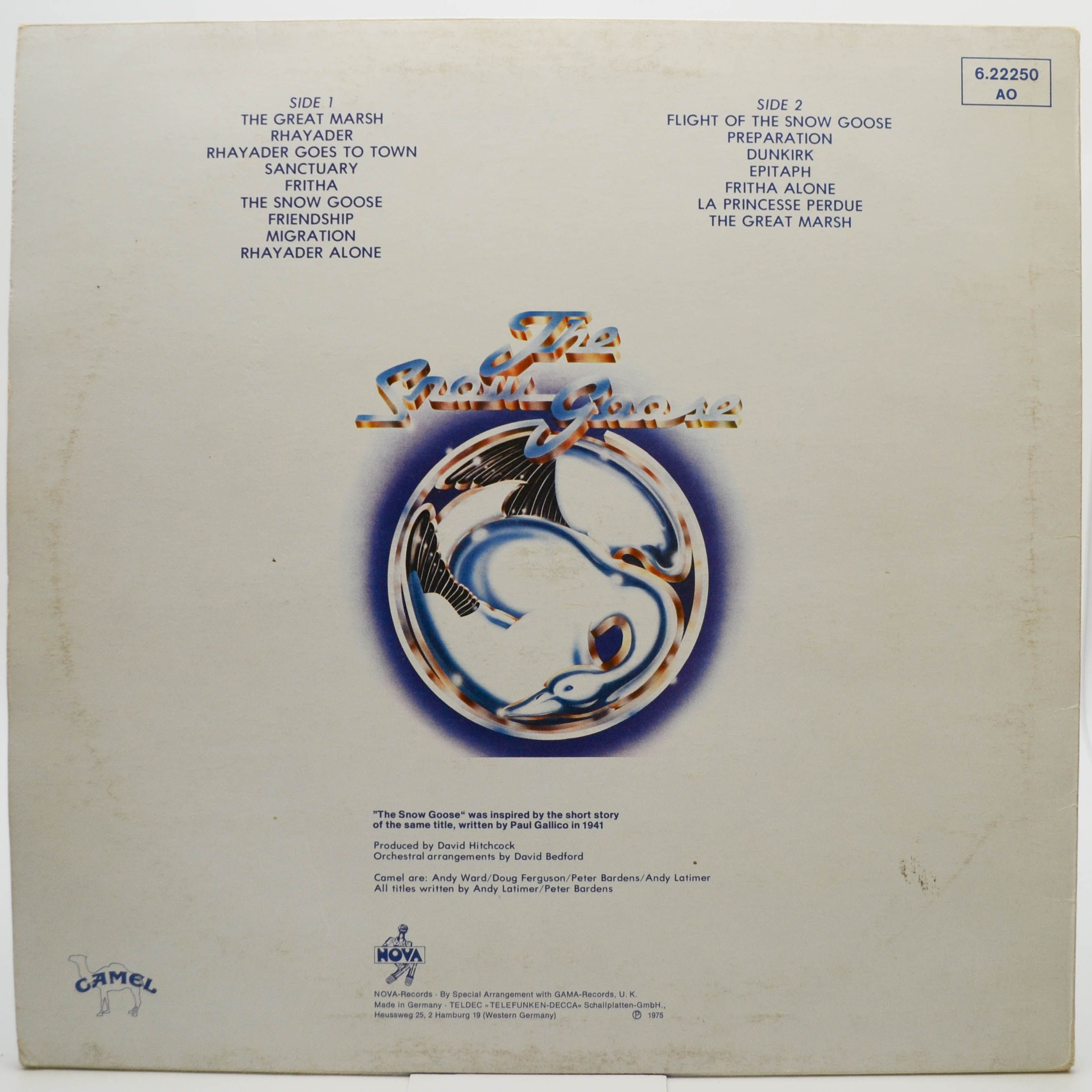 Camel — Music Inspired By The Snow Goose, 1975