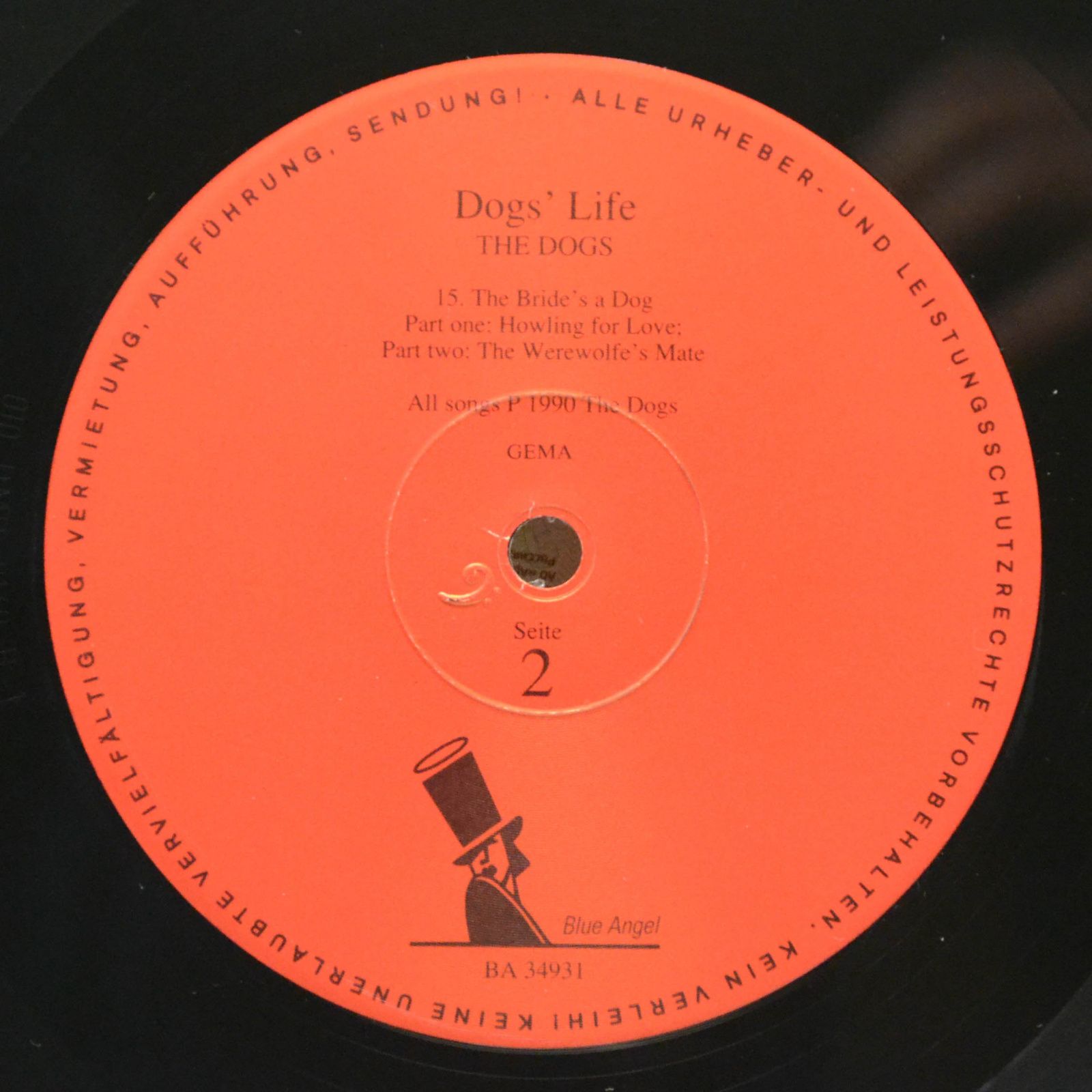 Виниловая пластинка Dogs — Dogs' Life, 1990