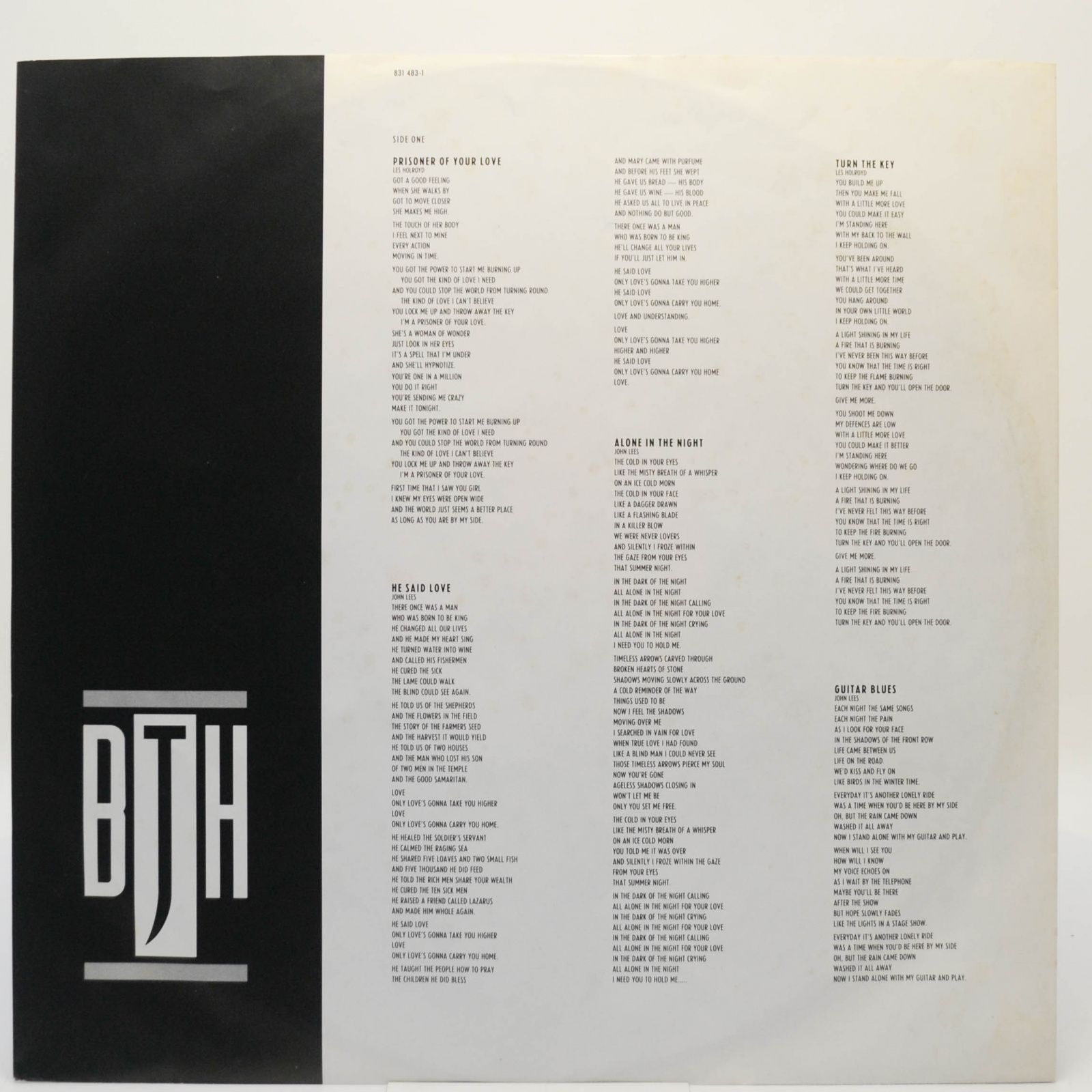 Виниловая пластинка Barclay James Harvest — Face To Face, 1987