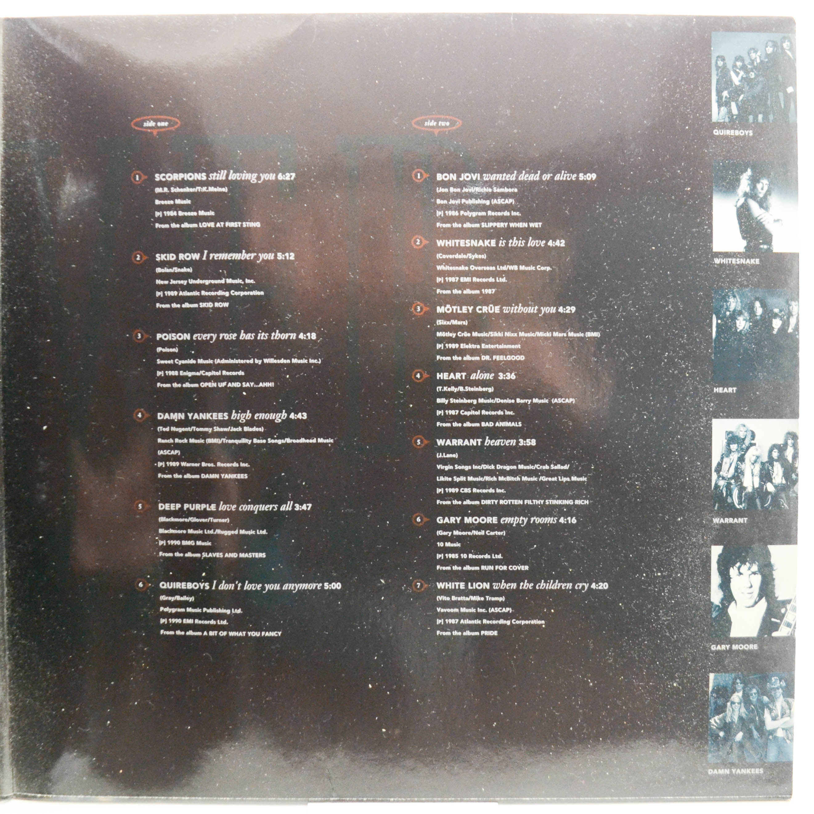 Various — Power Ballads, 1991