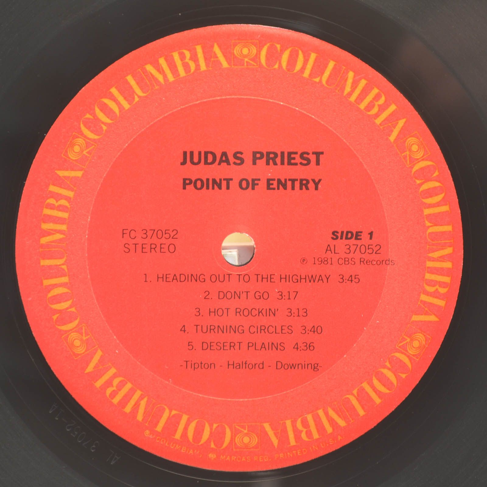 Виниловая пластинка Judas Priest — Point Of Entry (USA), 1981