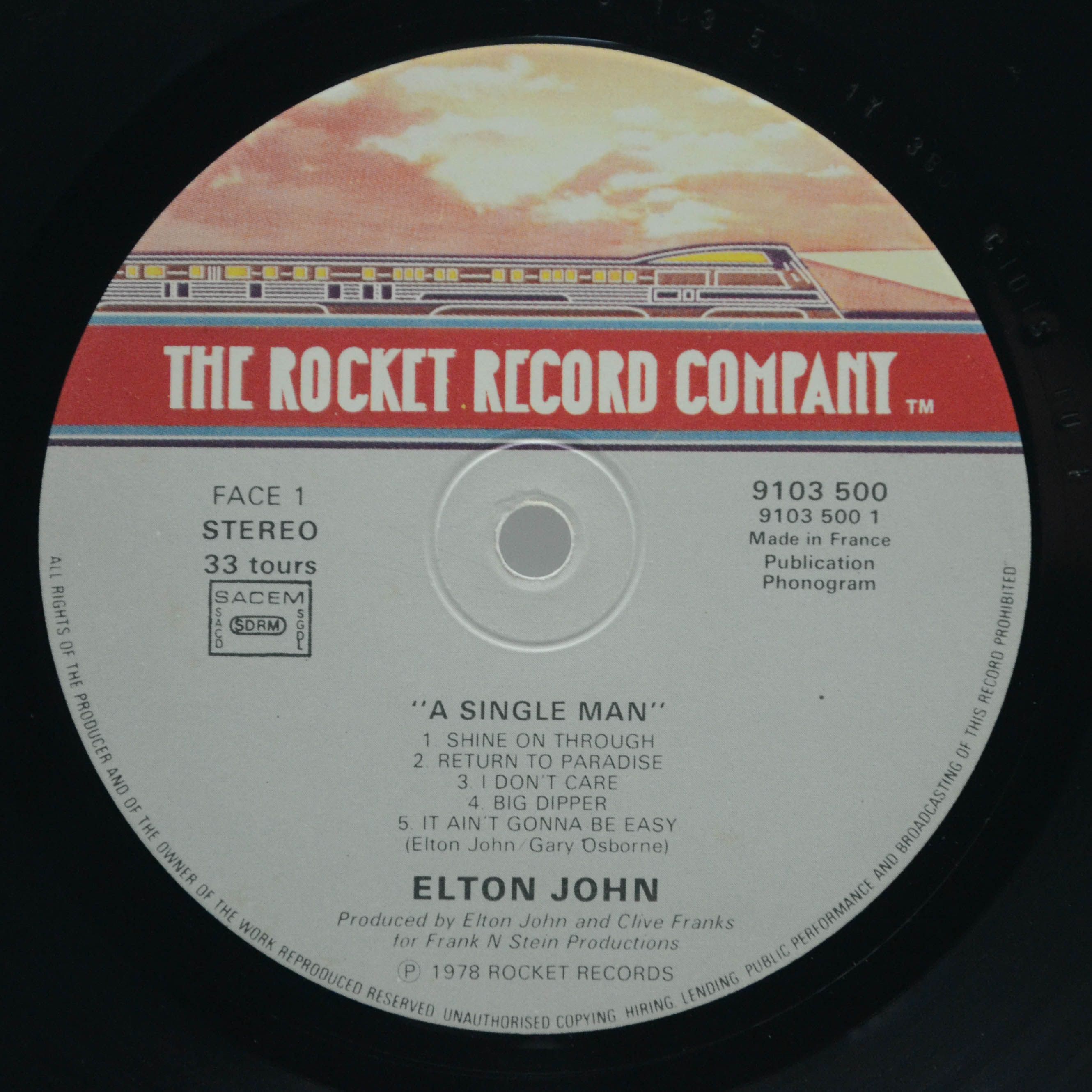 Elton John — A Single Man, 1978