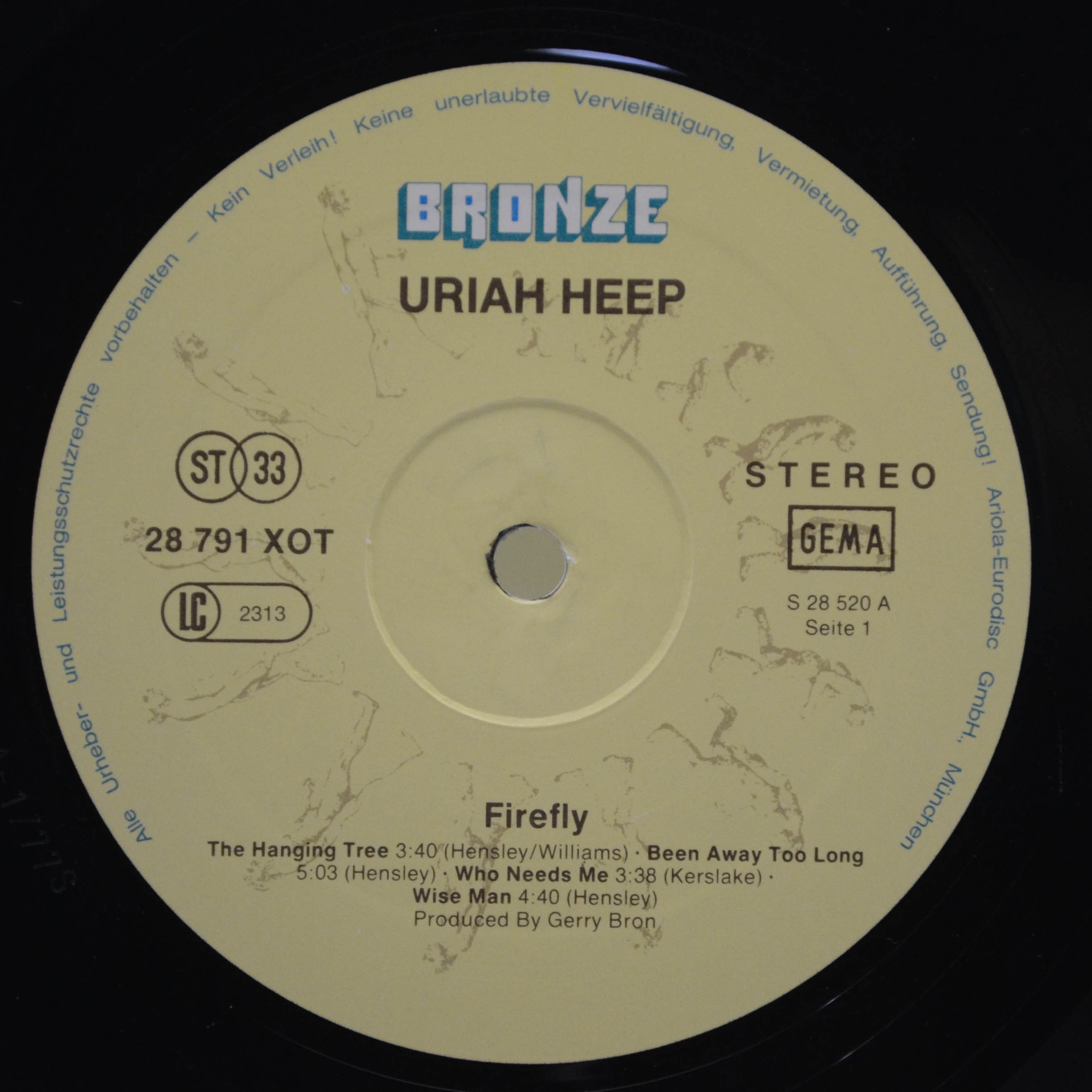 Uriah Heep — Firefly, 1977