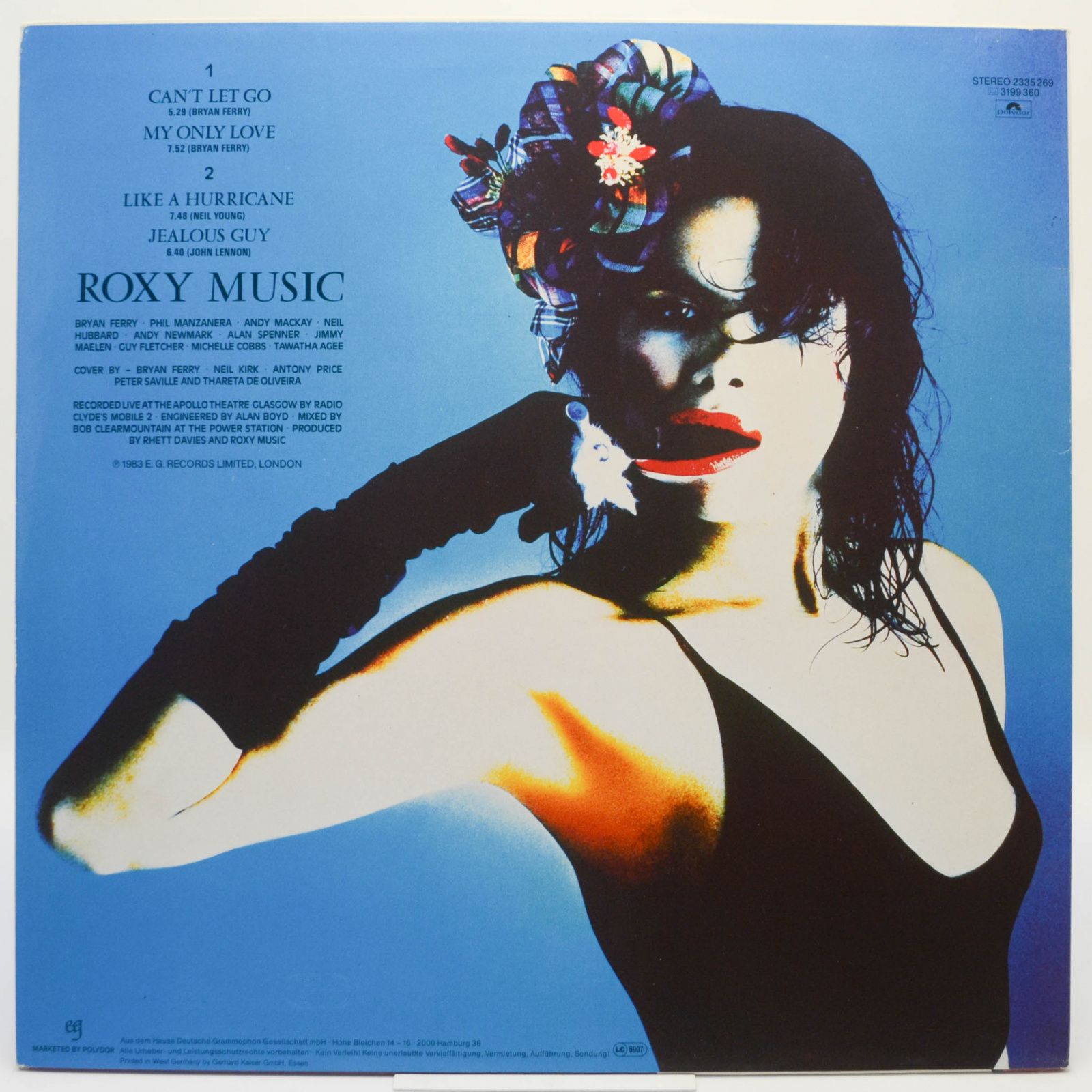 Виниловая пластинка Roxy Music — The High Road, 1983