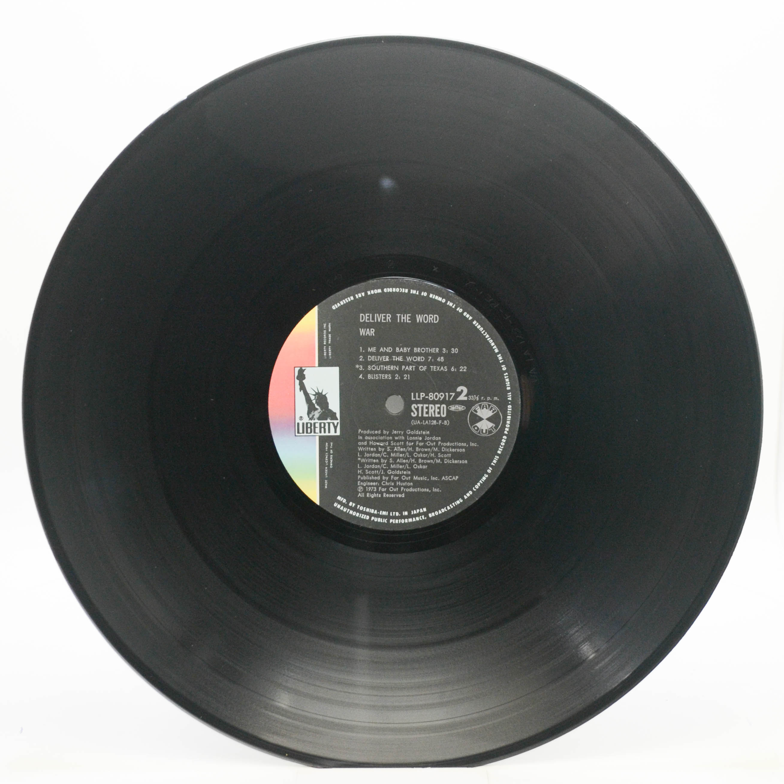 Виниловая пластинка War — Deliver The Word, 1973