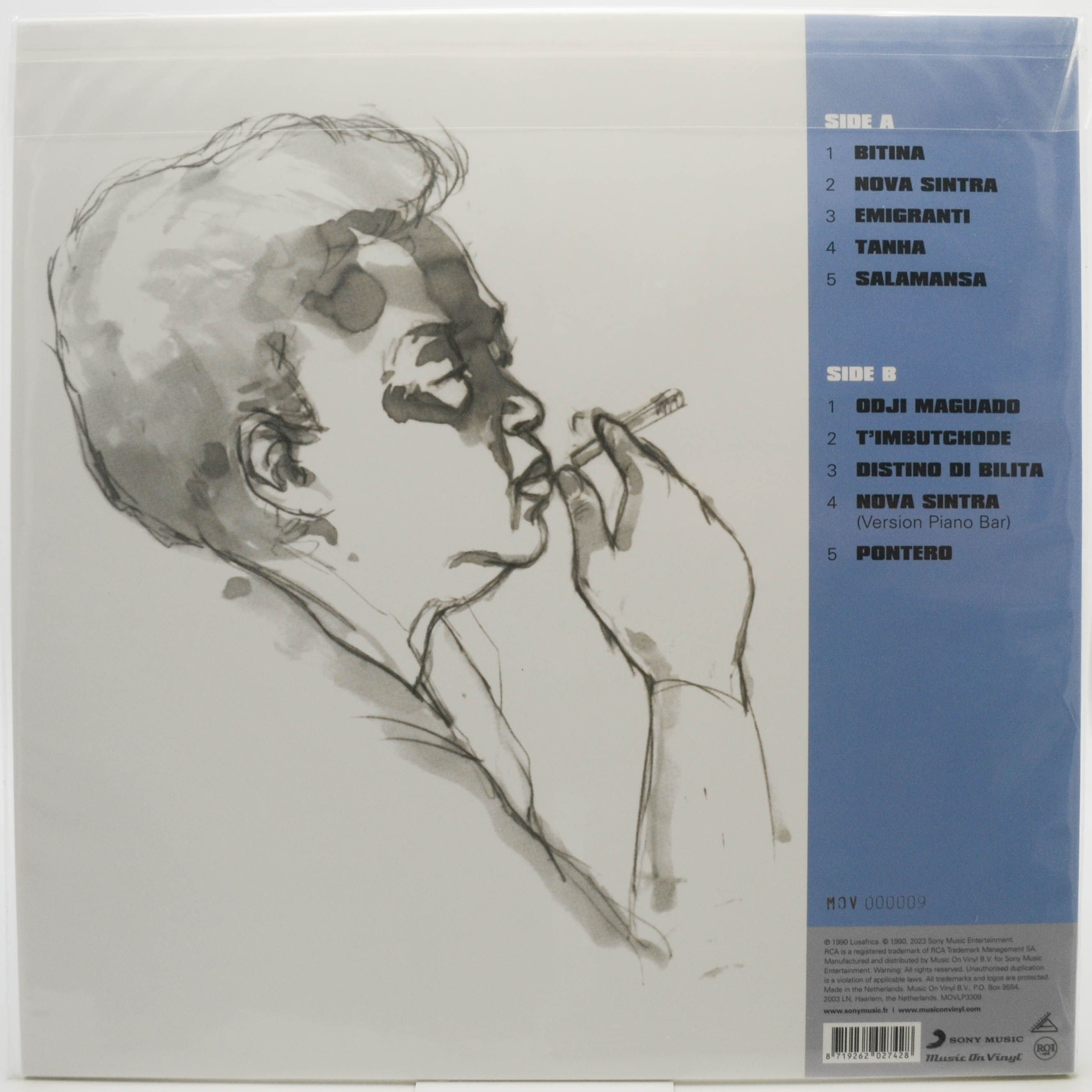 Виниловая пластинка Cesaria Evora — Distino Di Belita, 1990