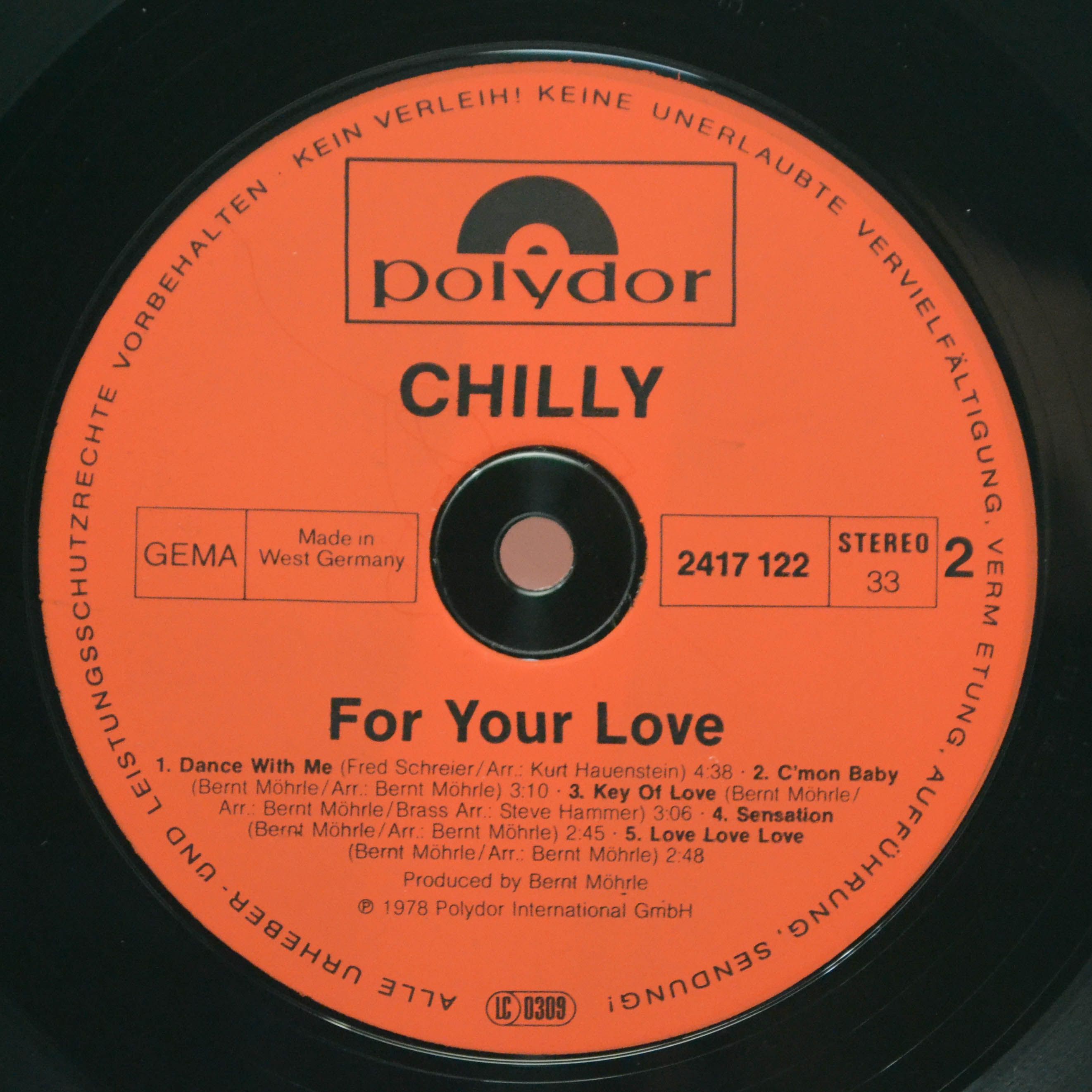Chilly — For Your Love, 1978