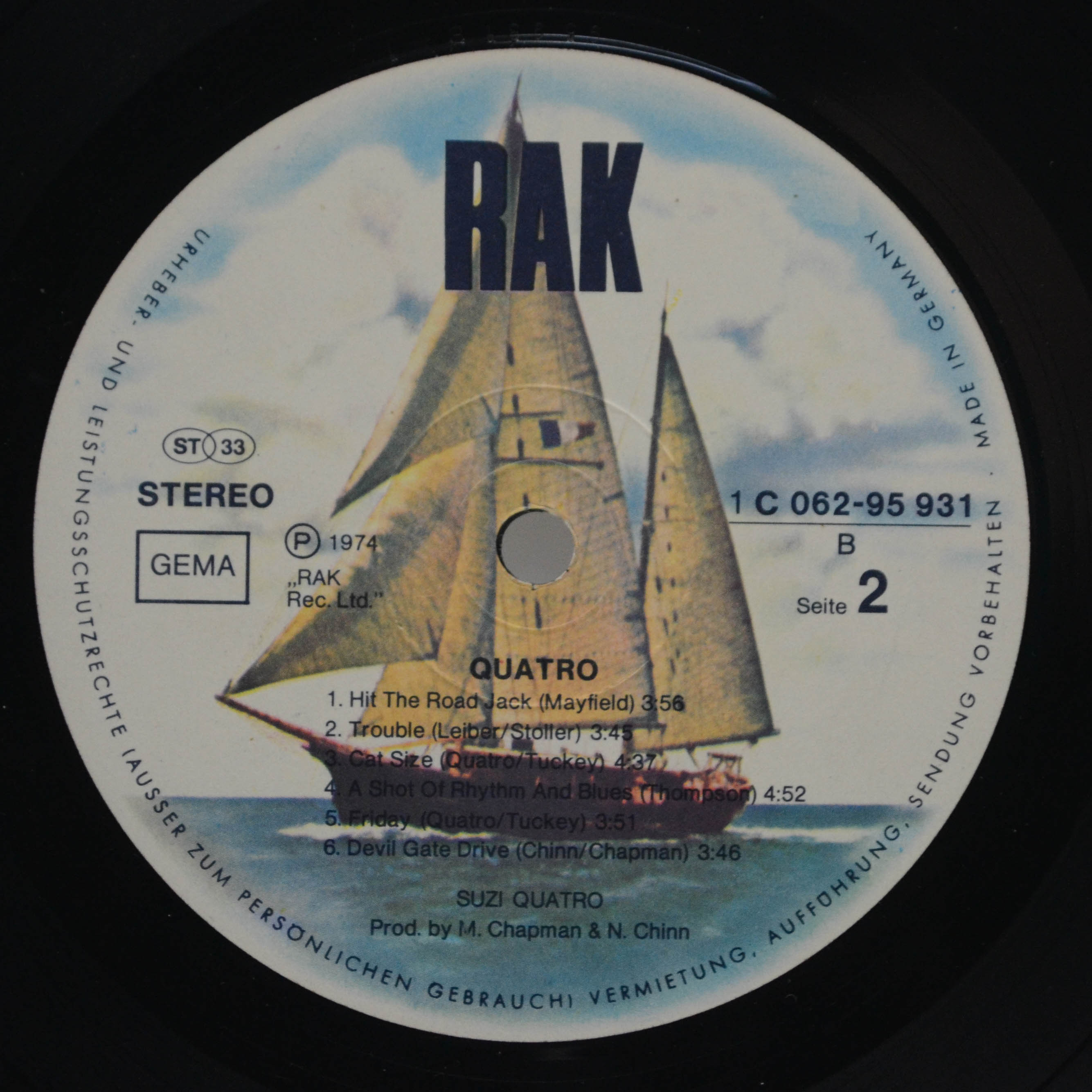 Suzi Quatro — Quatro, 1974