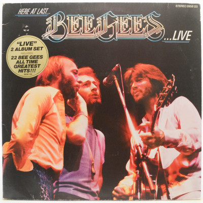 Виниловая пластинка Here At Last... Bee Gees... Live (2LP), 1977