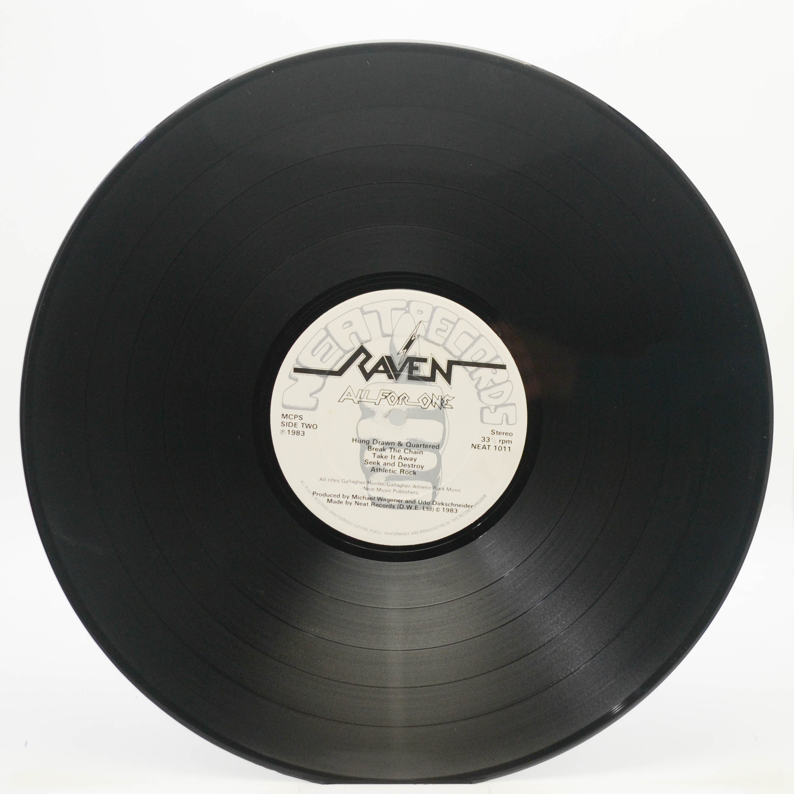 Виниловая пластинка Raven — All For One (1-st, UK), 1983
