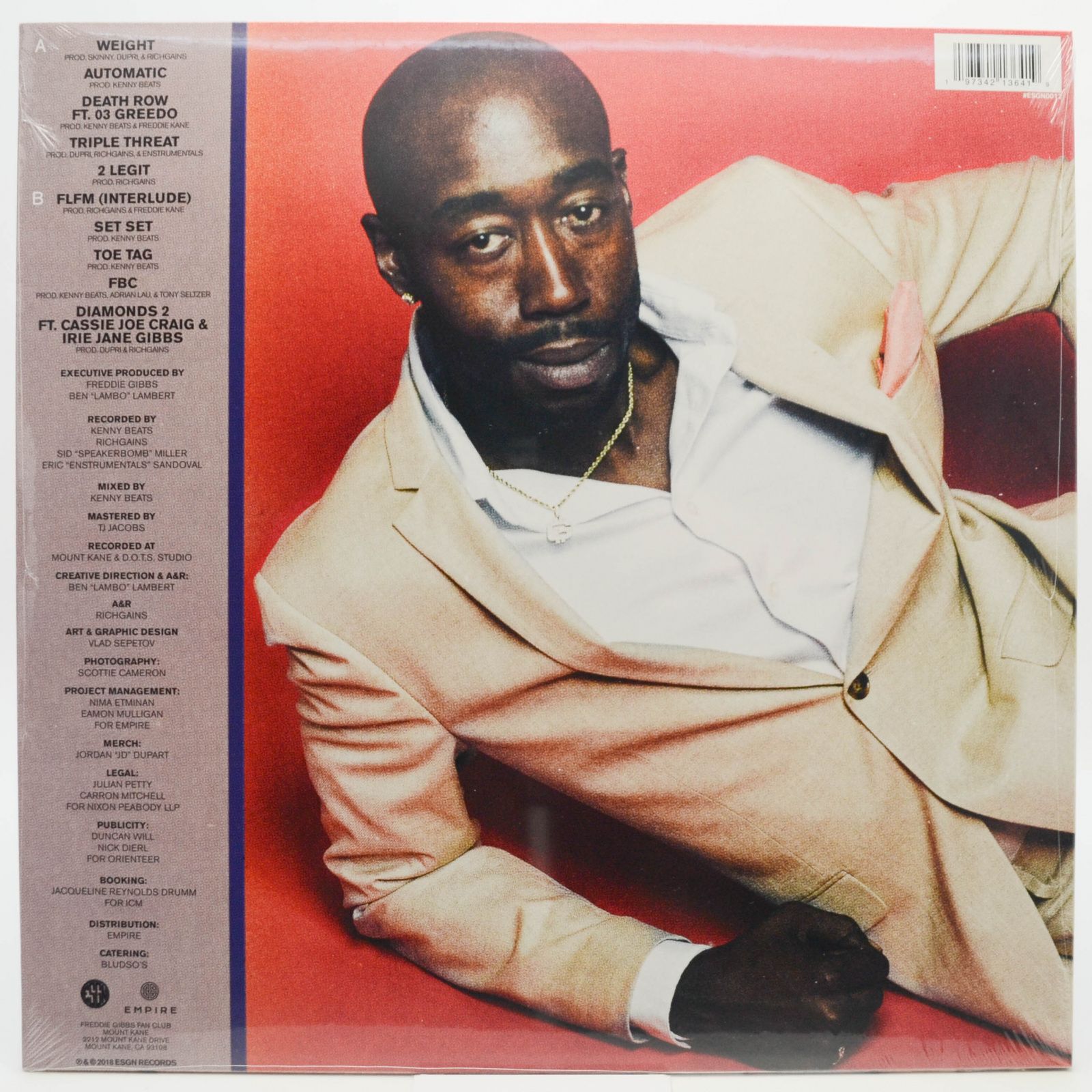 Виниловая пластинка Freddie Gibbs — Freddie, 2018