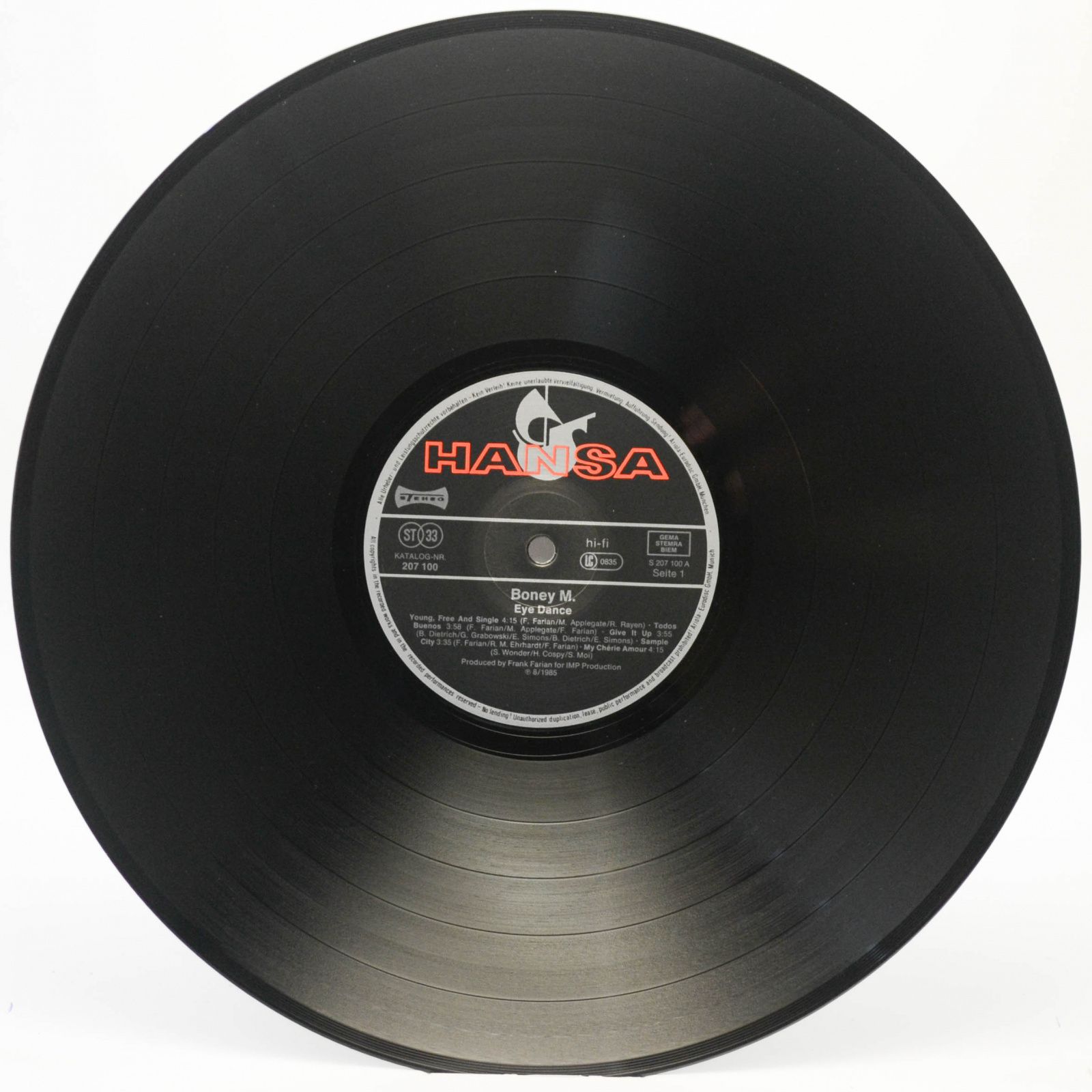 Boney M. — Eye Dance, 1985