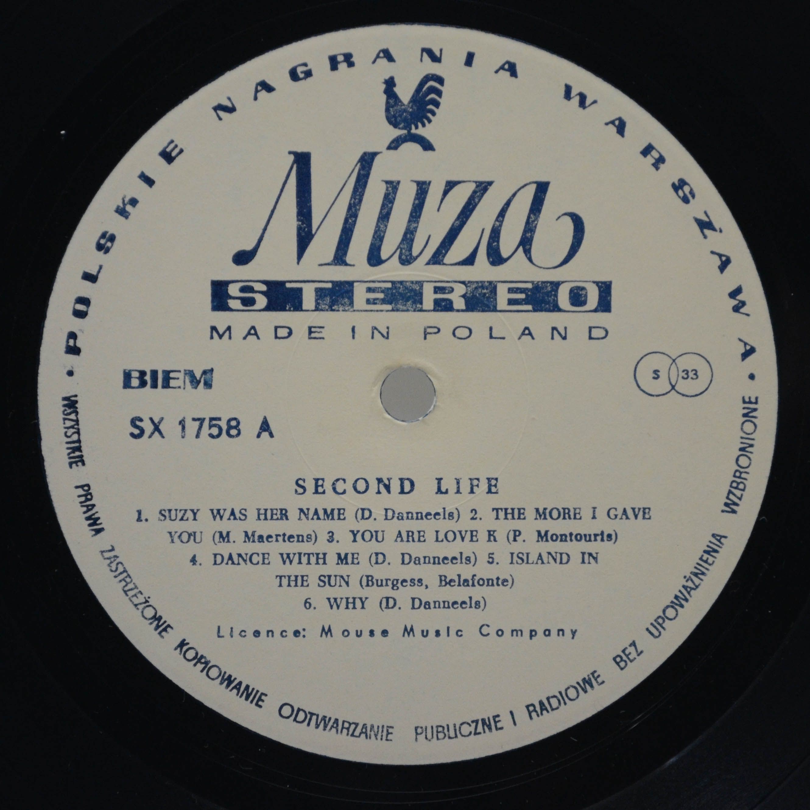 Виниловая пластинка Second Life — Why, 1979