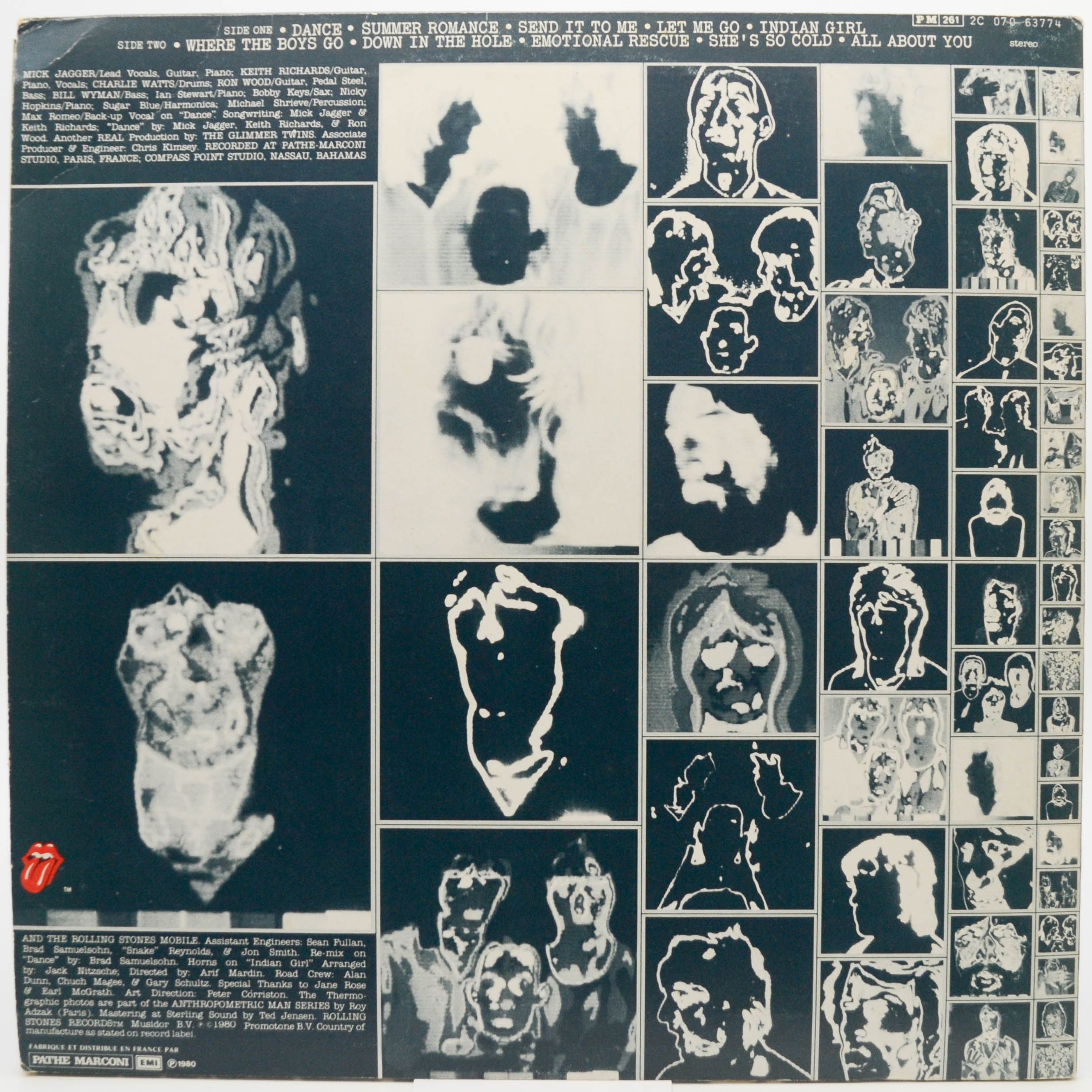 Rolling Stones — Emotional Rescue (poster), 1980